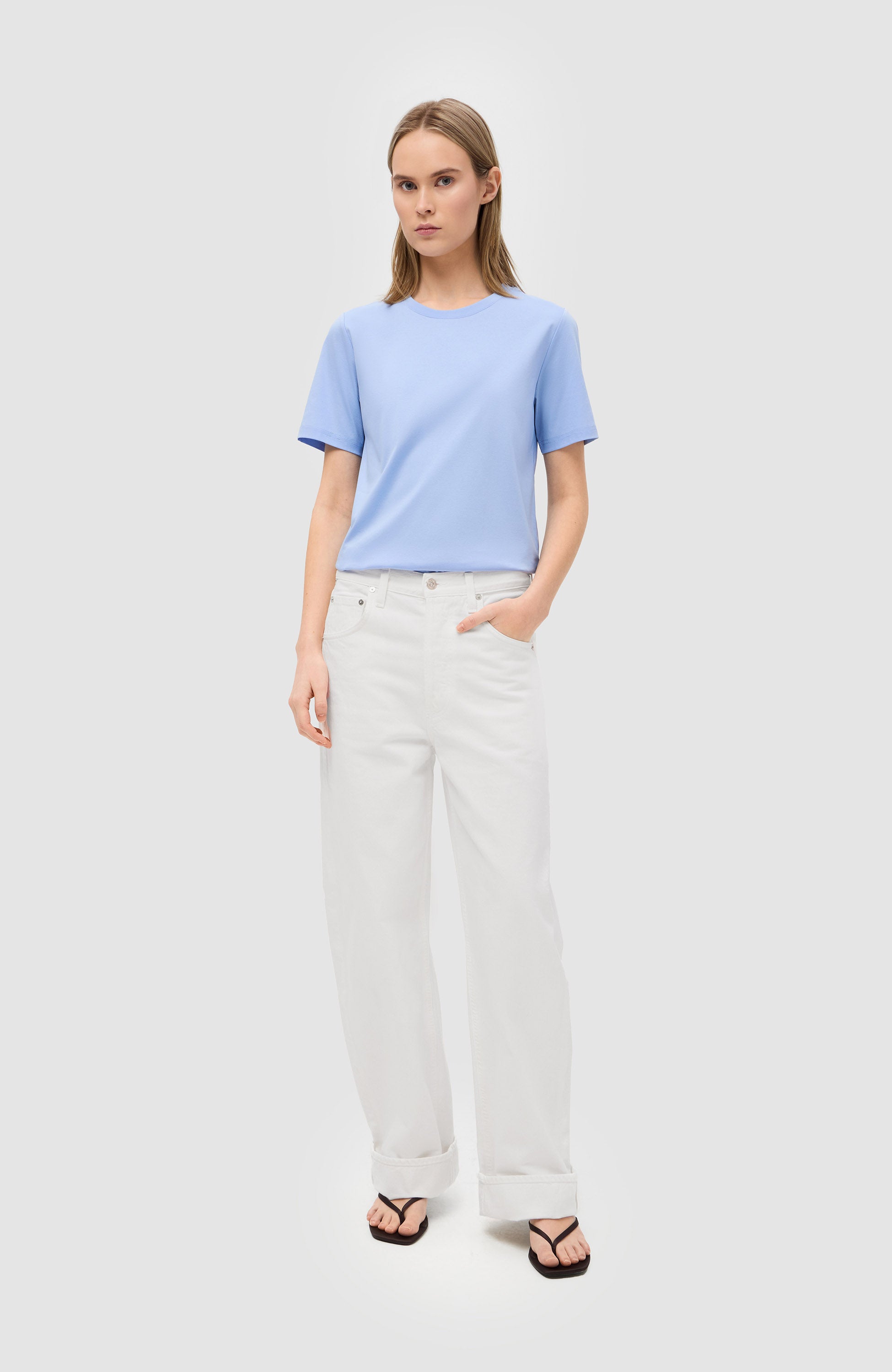 Citizens of humanity White Relaxed baggy jeans ayla image 7