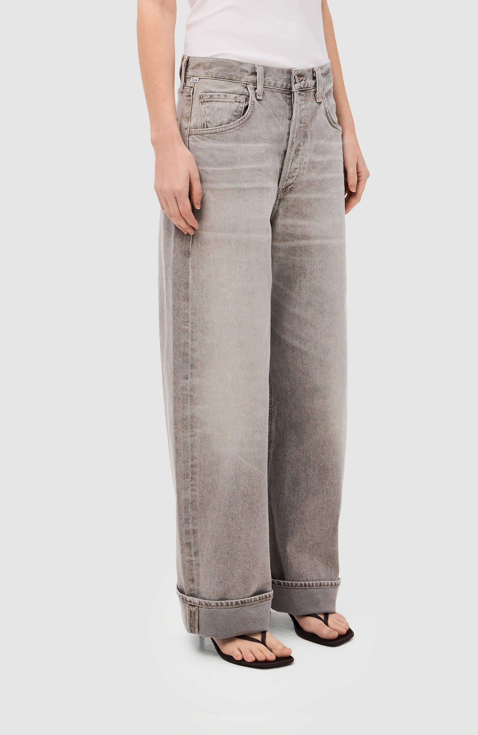 Citizens of humanity Grey Relaxed baggy jeans ayla image 3