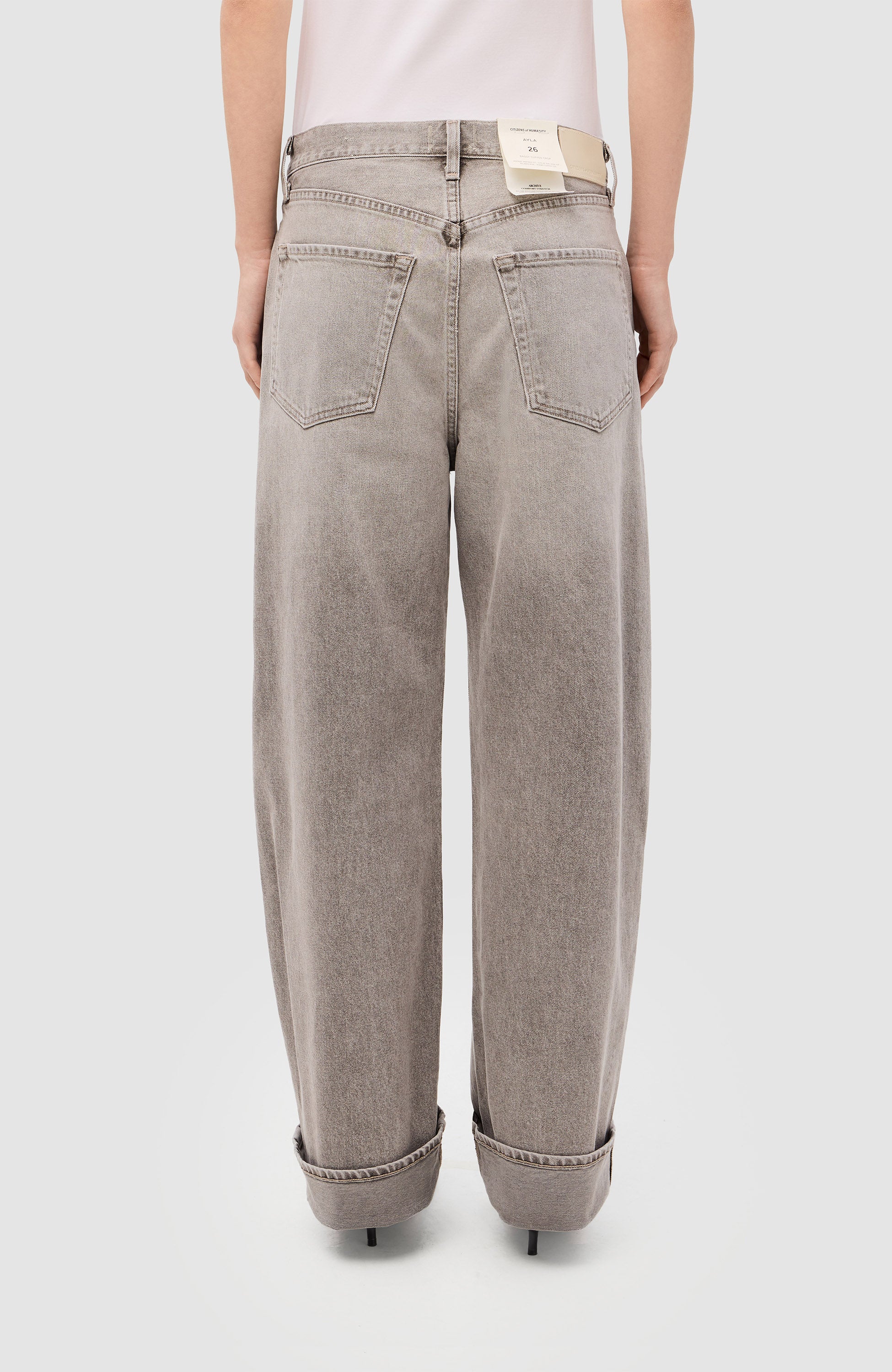 Citizens of humanity Grey Relaxed baggy jeans ayla image 4