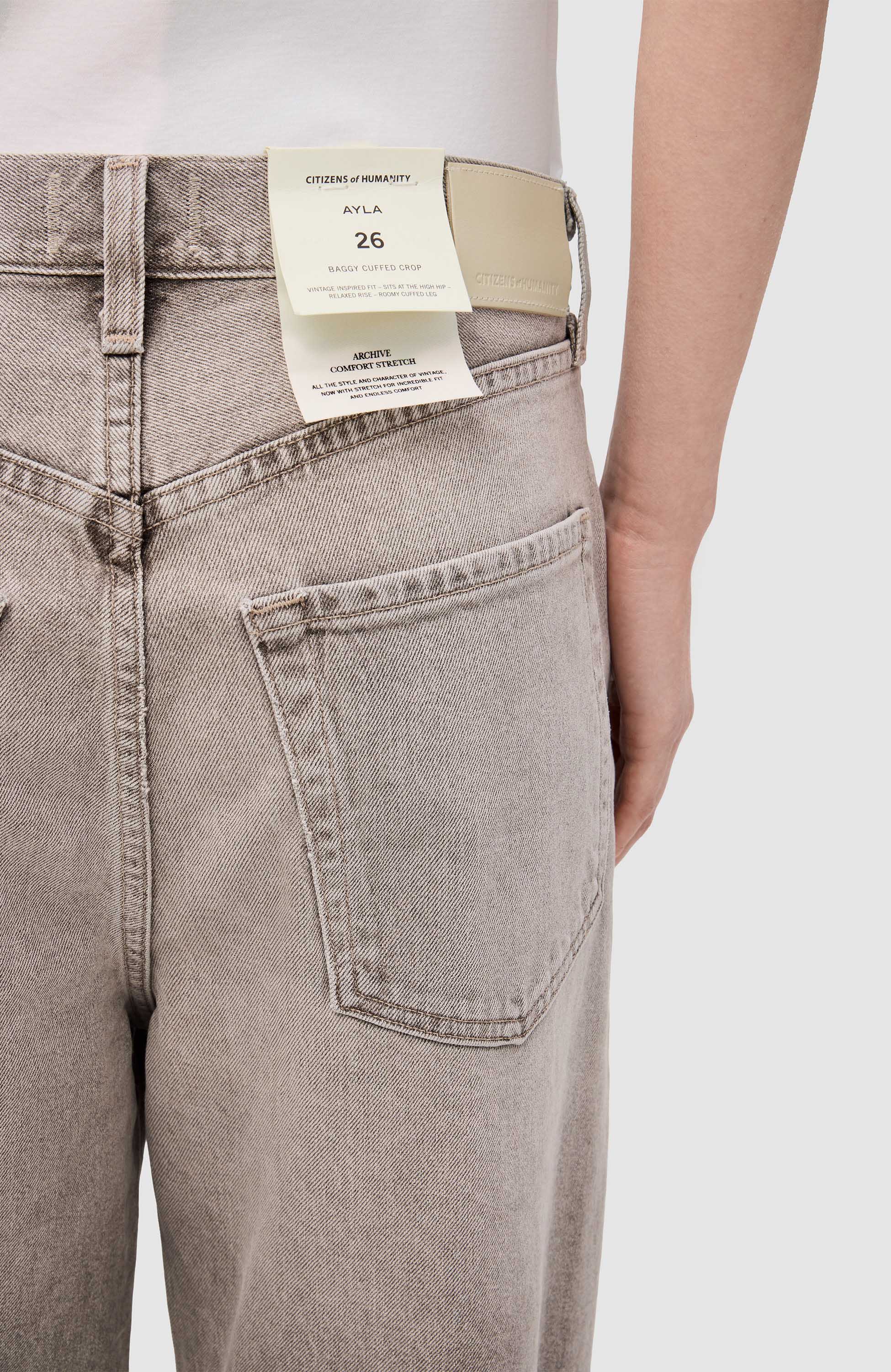Citizens of humanity Grey Relaxed baggy jeans ayla image 6