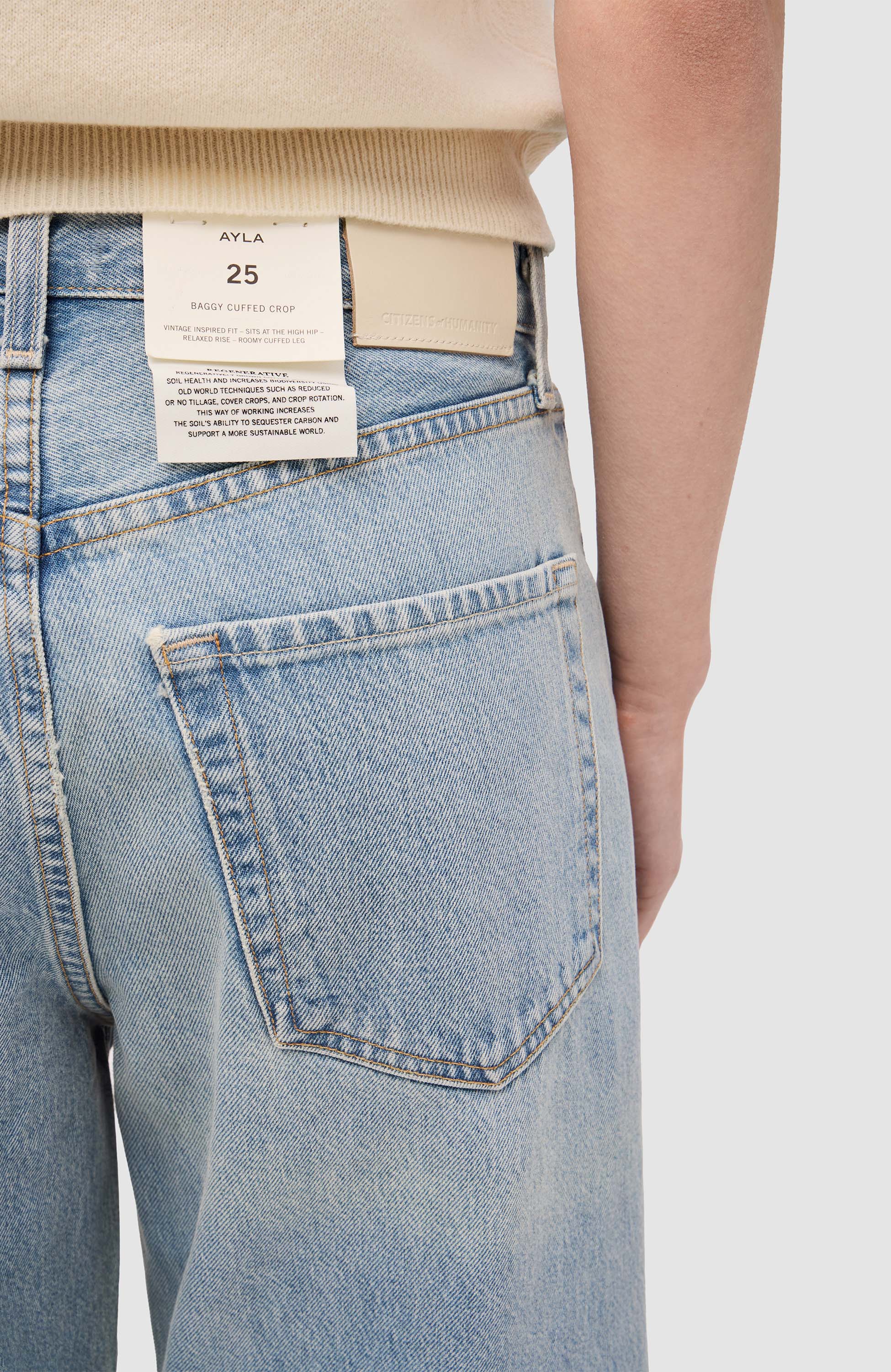 Citizens of humanity Blue Relaxed baggy jeans ayla image 7