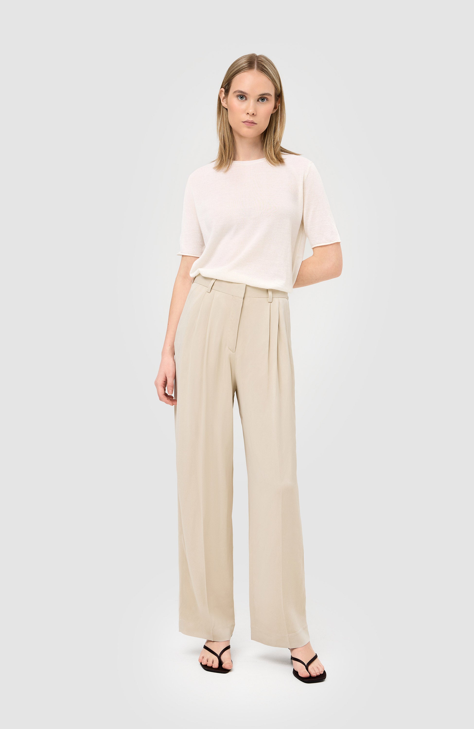 House of dagmar Neutral Wide suit trousers image 7