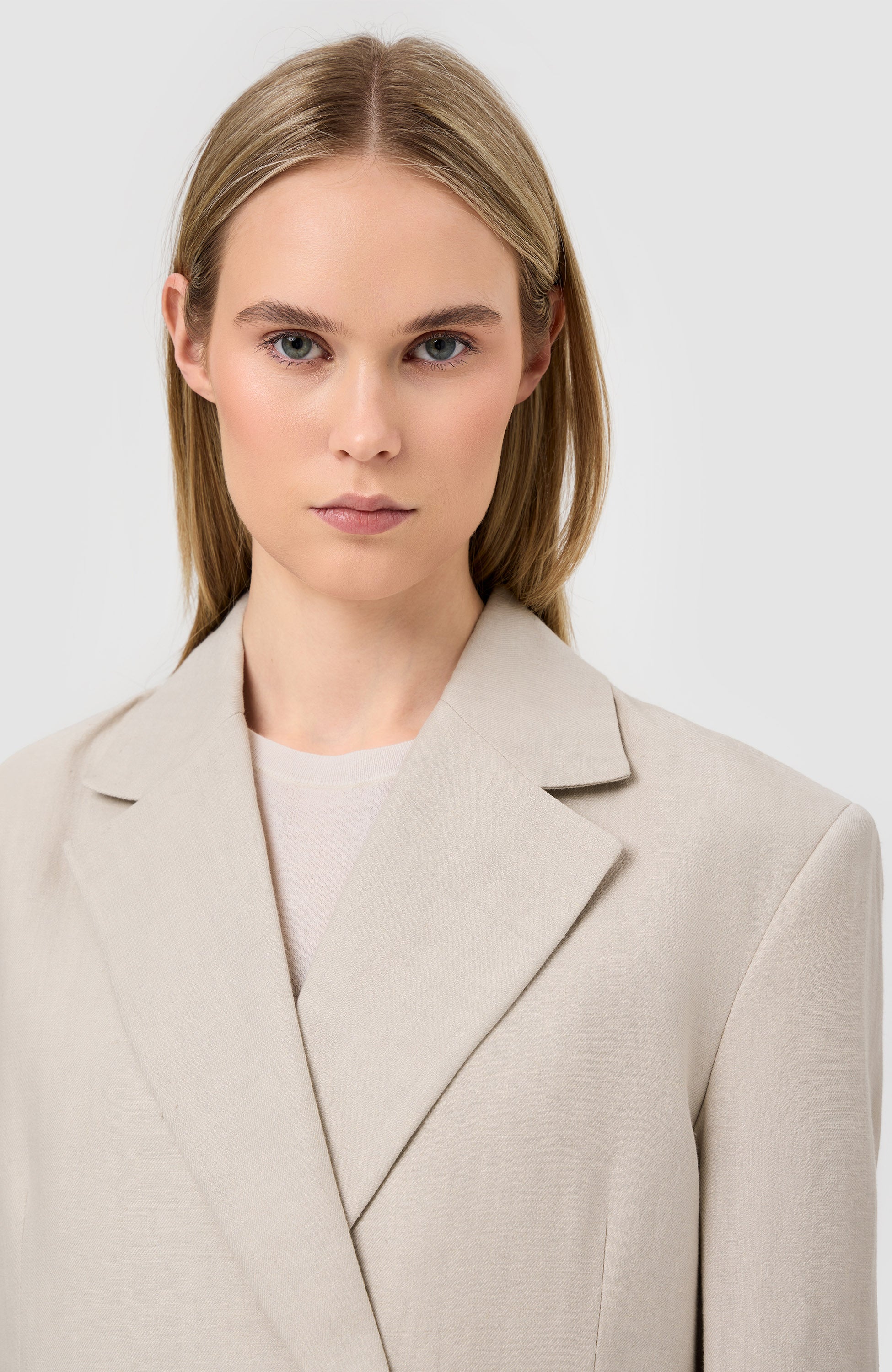 Classic linen blazer