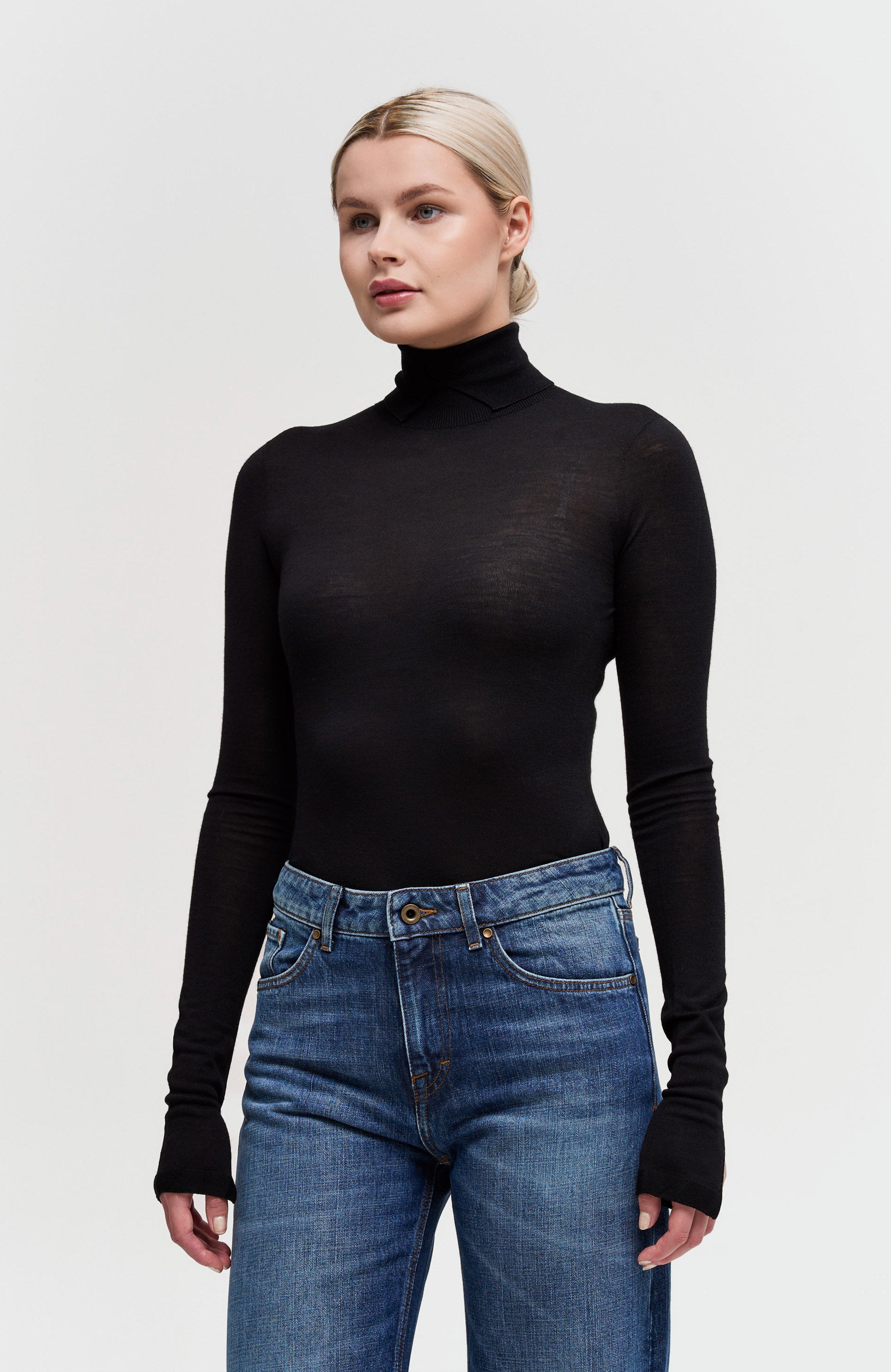 Tiger of sweden Black Merino rollneck pullover aminha image 3