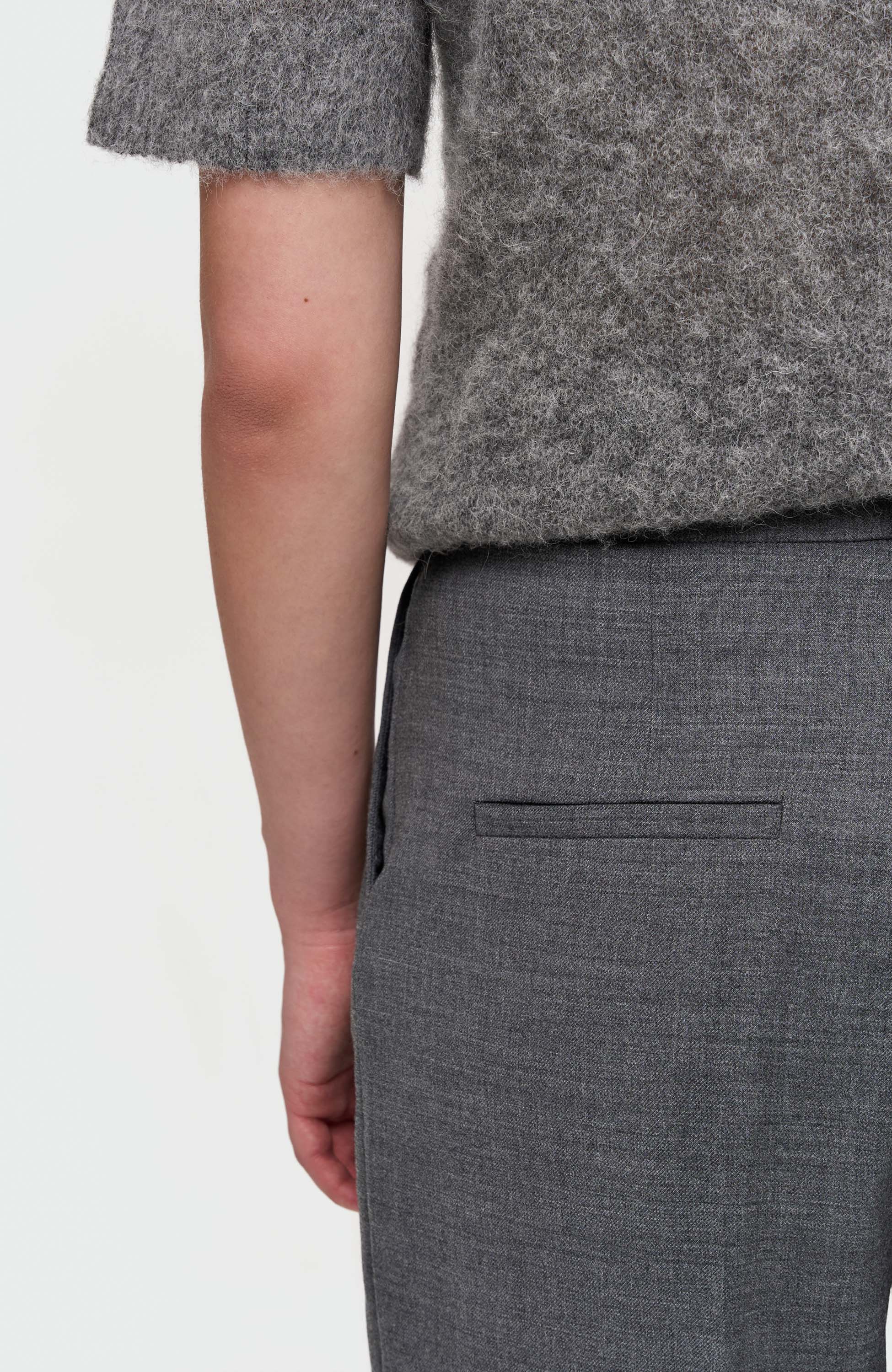 House of dagmar Grey Wide suit trousers image 7
