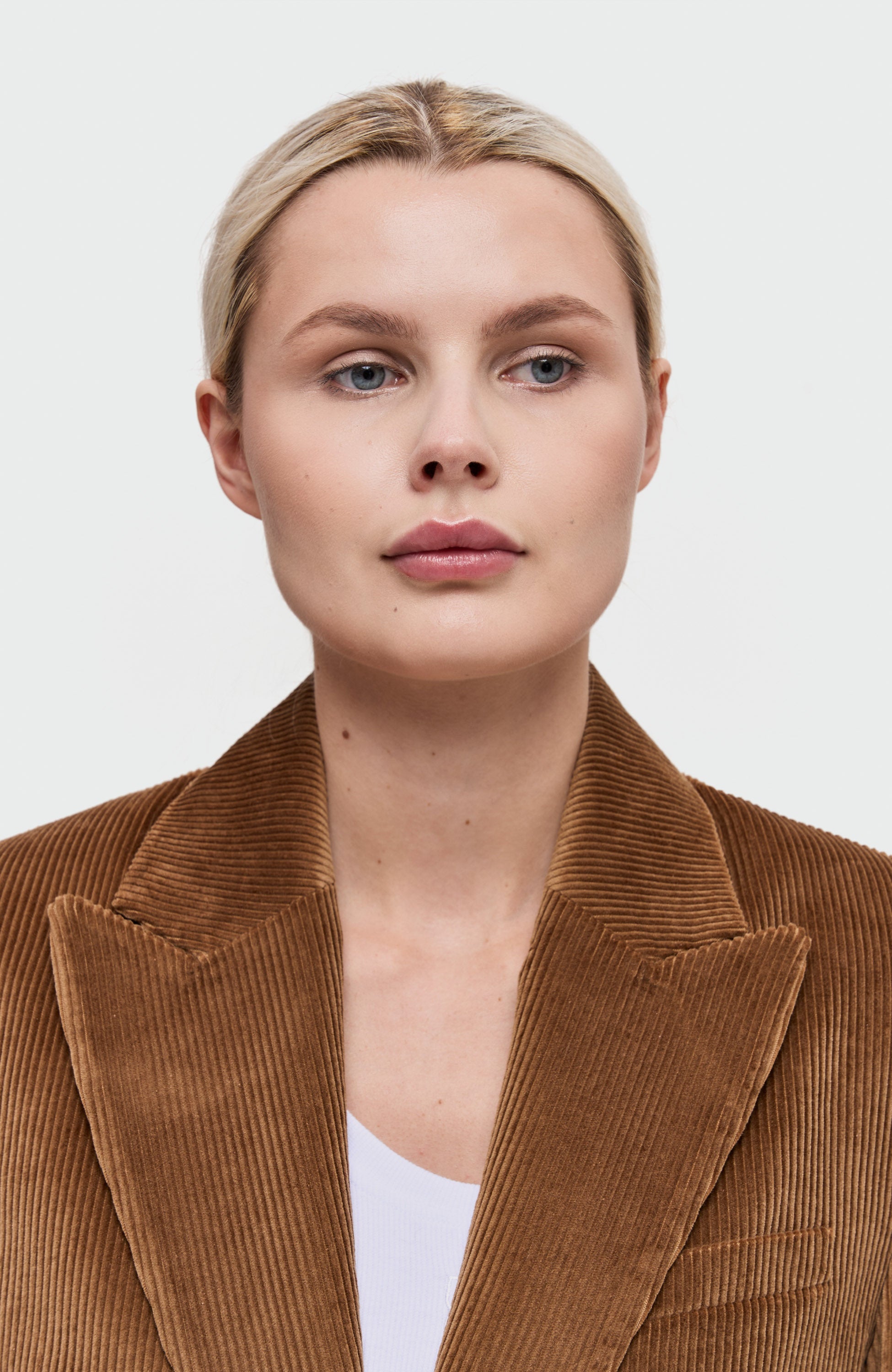 House of dagmar Brown Corduroy single-breasted blazer image 8