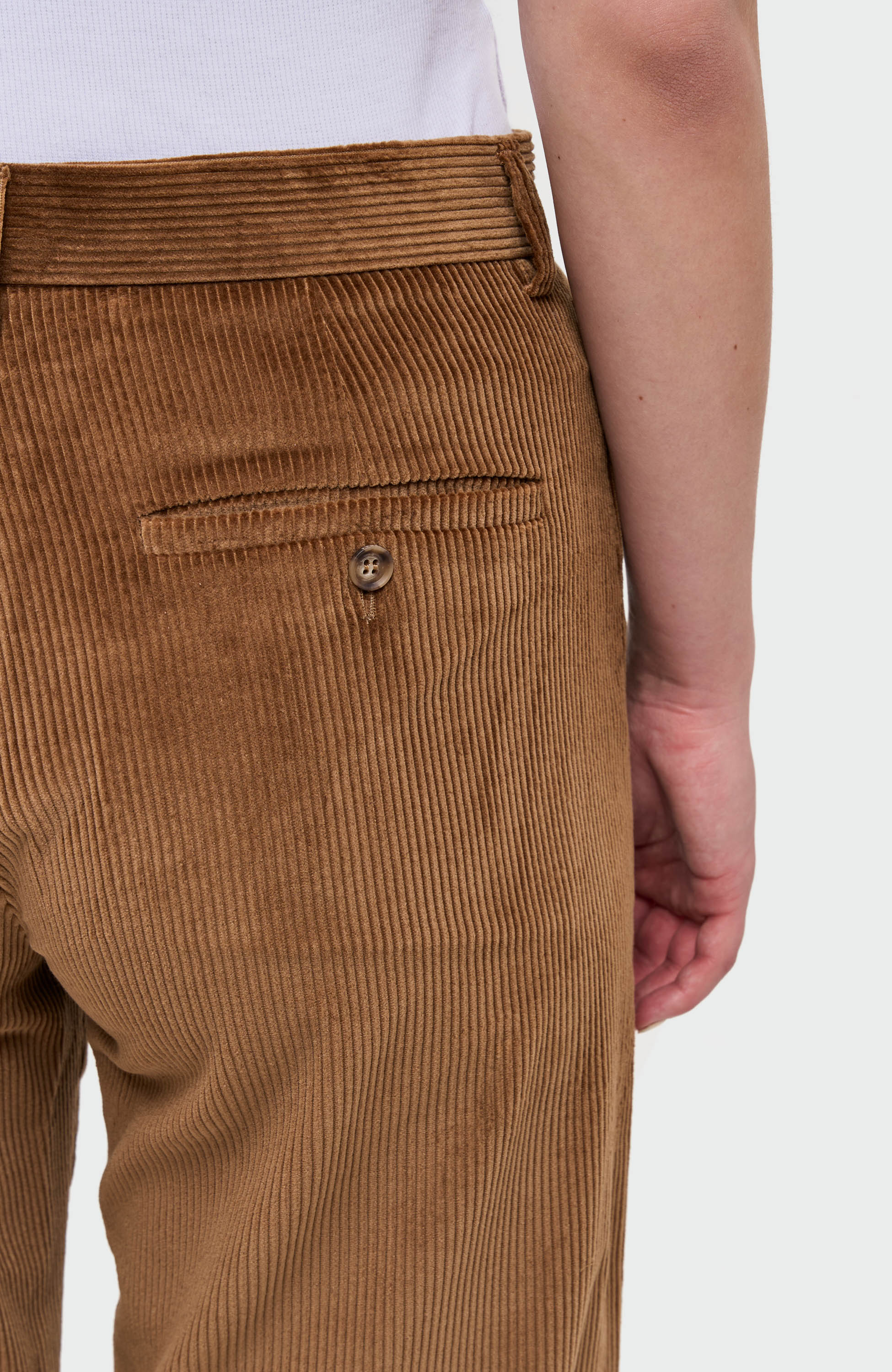 House of dagmar Brown Corduroy straight-leg trousers image 6