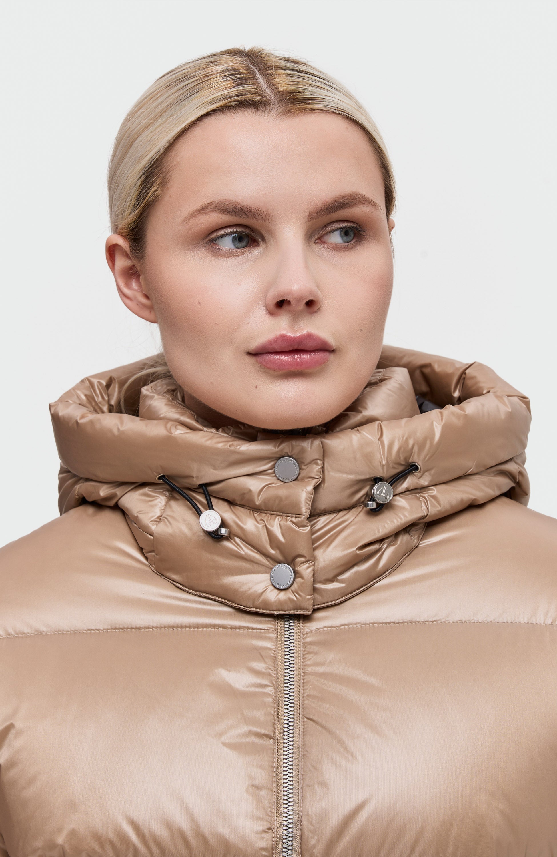 Moose knuckles Beige Down parka juniper image 5