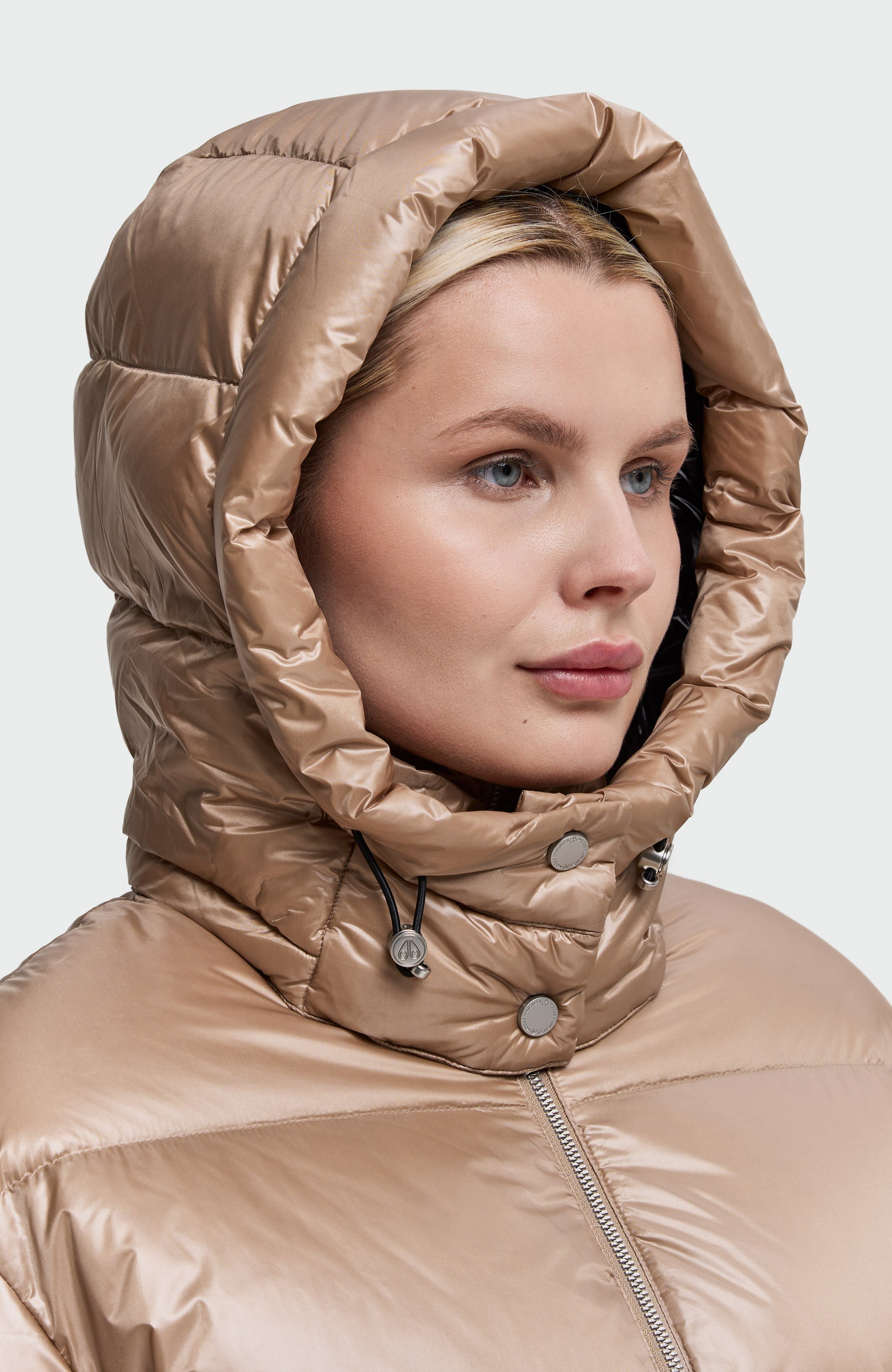 Moose knuckles Beige Down parka juniper image 7