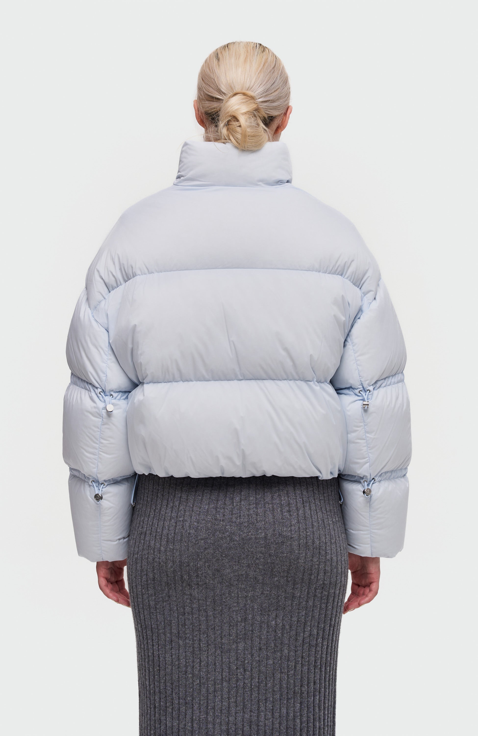 Moose knuckles Blue Down puffer jacket agate image 5