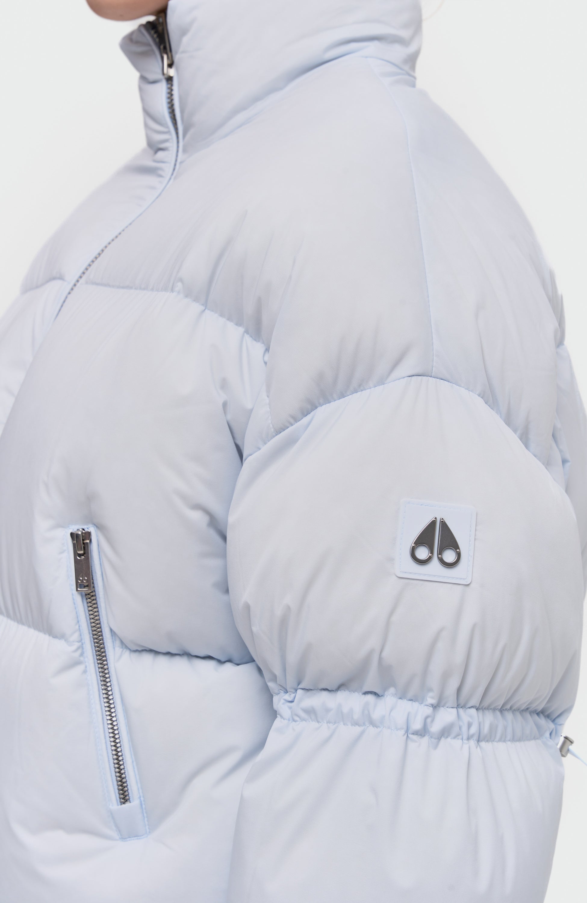 Moose knuckles Blue Down puffer jacket agate image 7