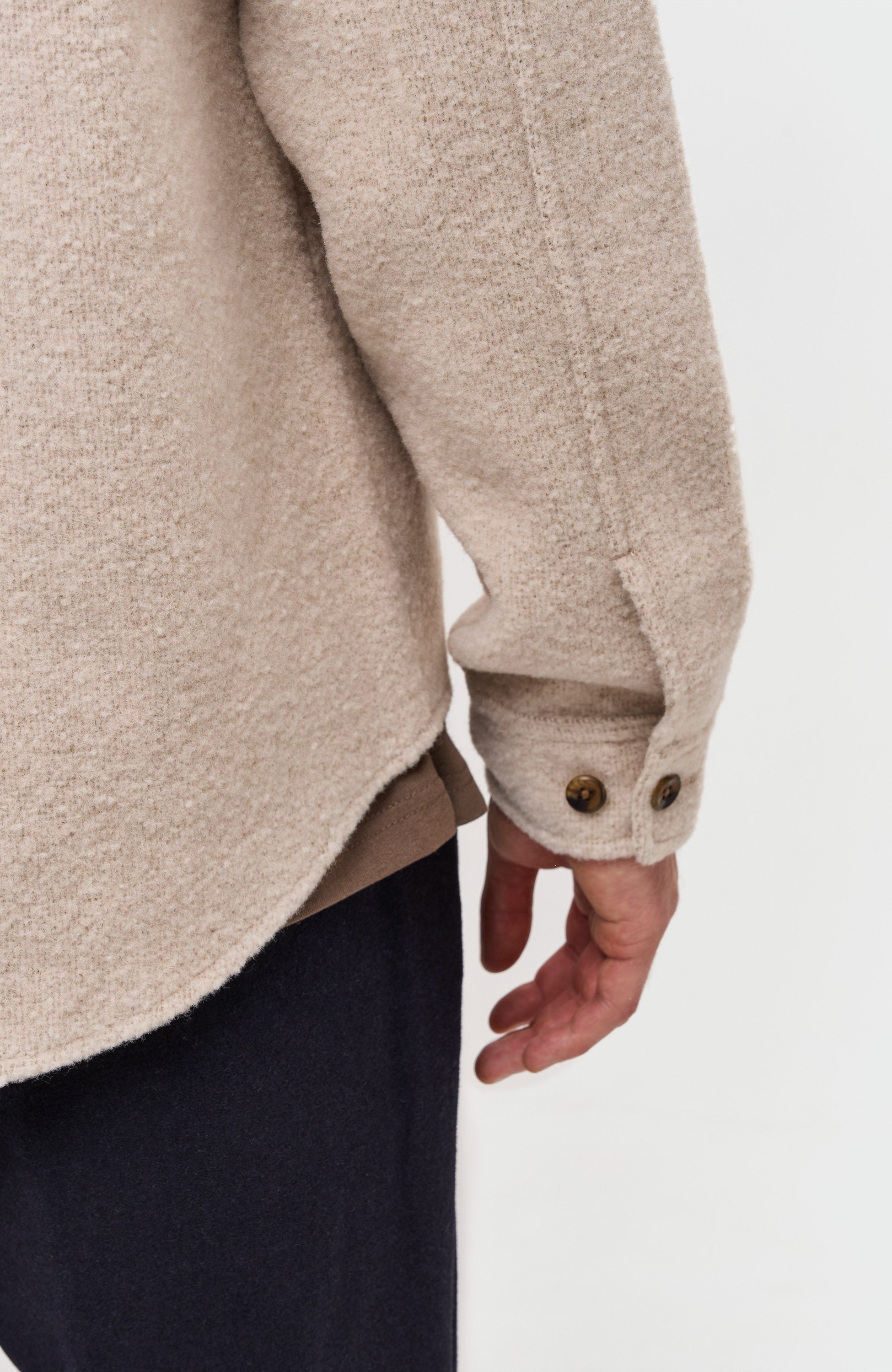 Les deux Neutral Bouclé overshirt lennon image 6