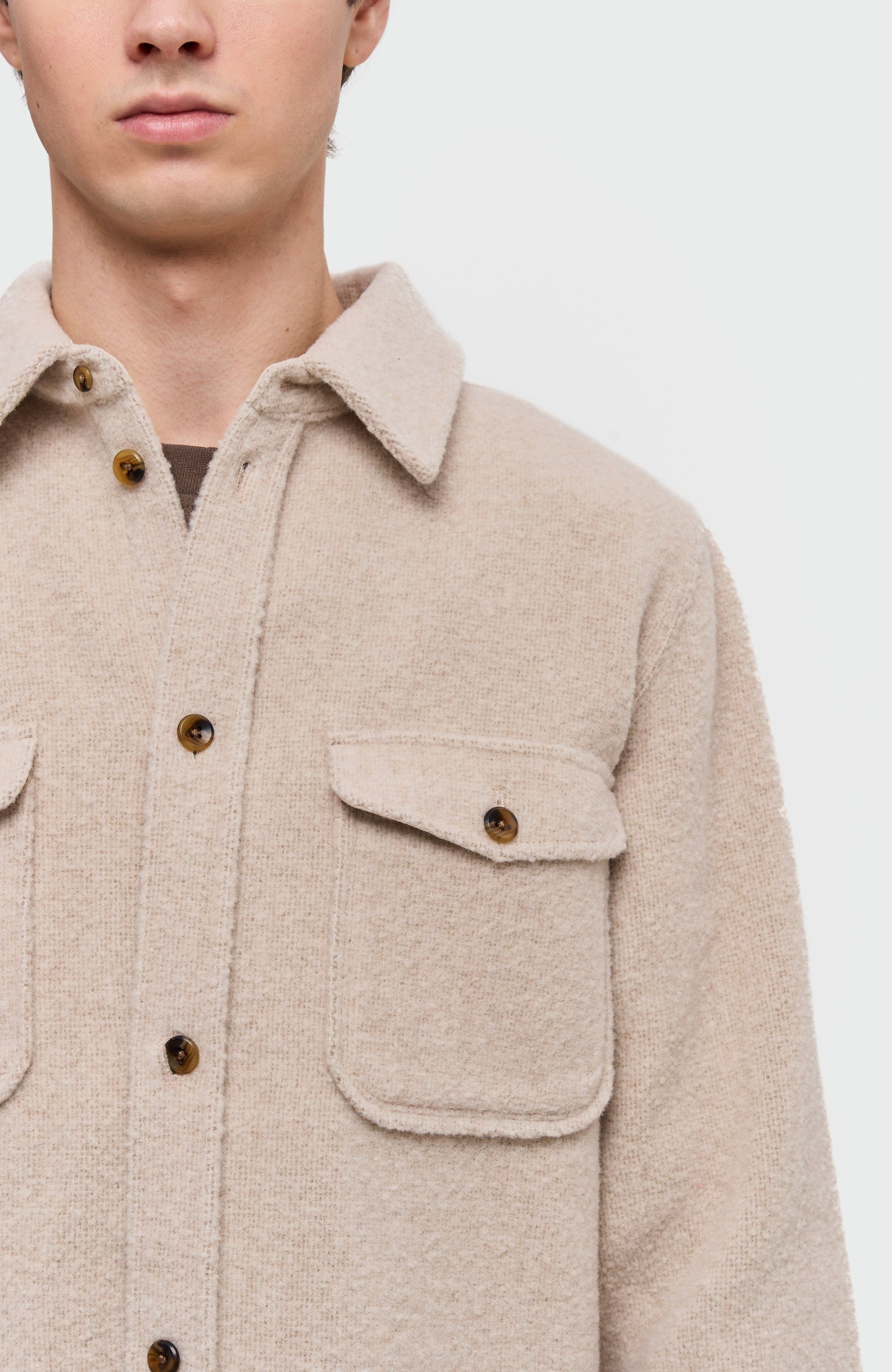 Les deux Neutral Bouclé overshirt lennon image 5