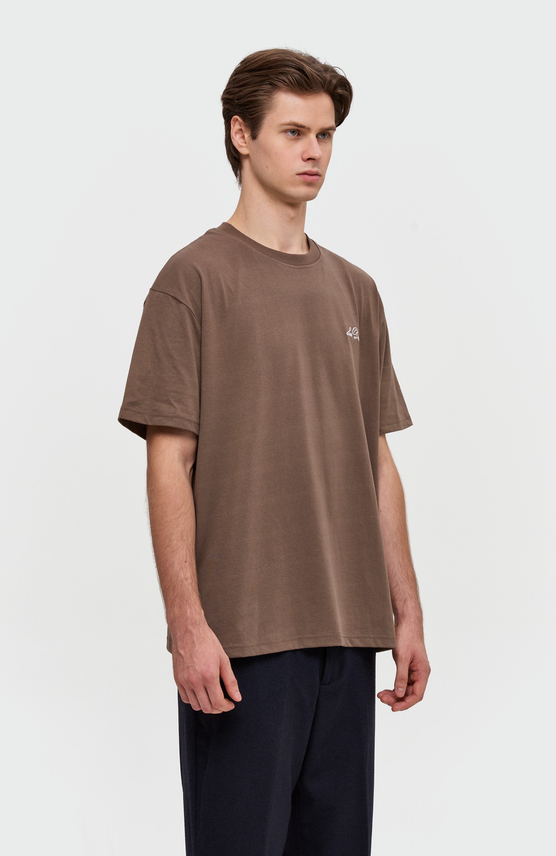 Les deux Beige Crewneck loose-fit t-shirt image 3