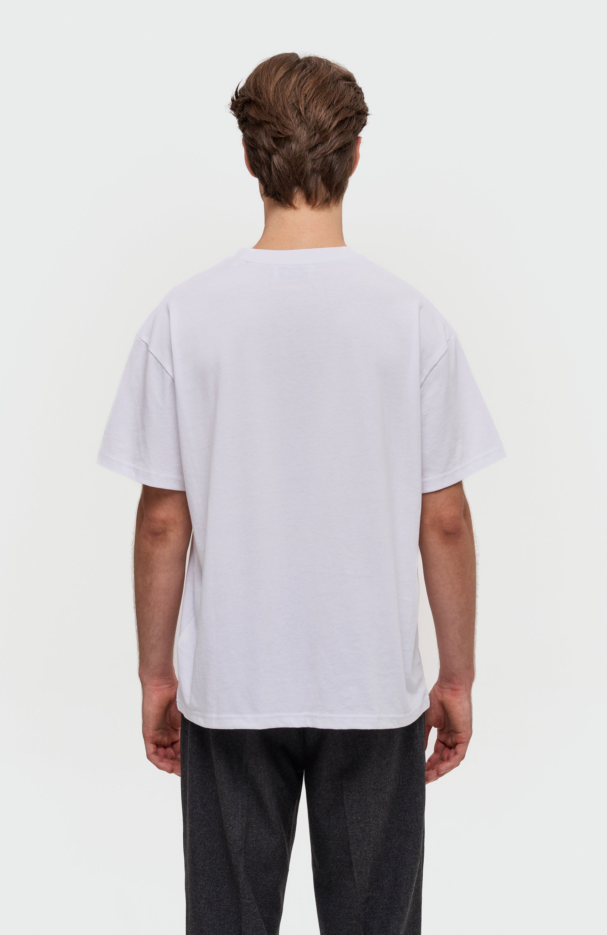 Les deux White Crewneck loose-fit t-shirt image 4