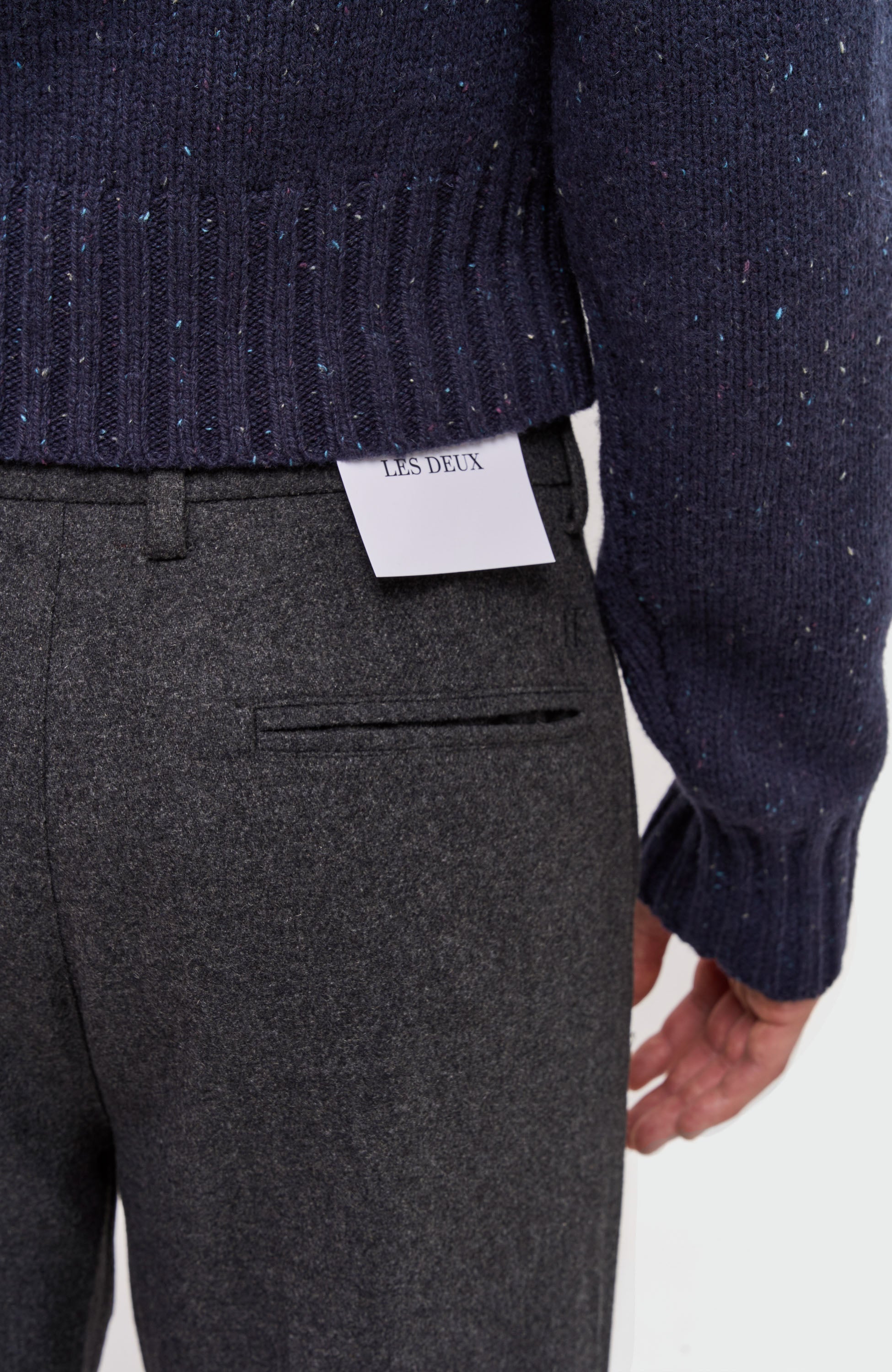 Les deux Grey Wool suit trousers como image 6