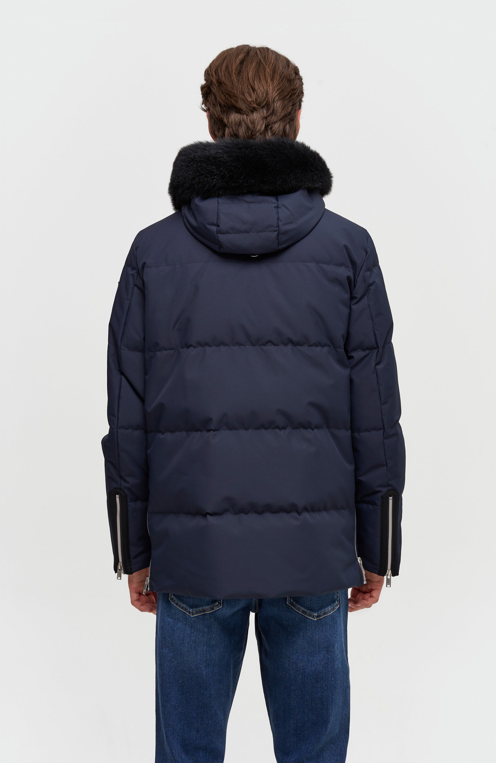 Moose knuckles Navy Puffer jacket cloud 3q image 5