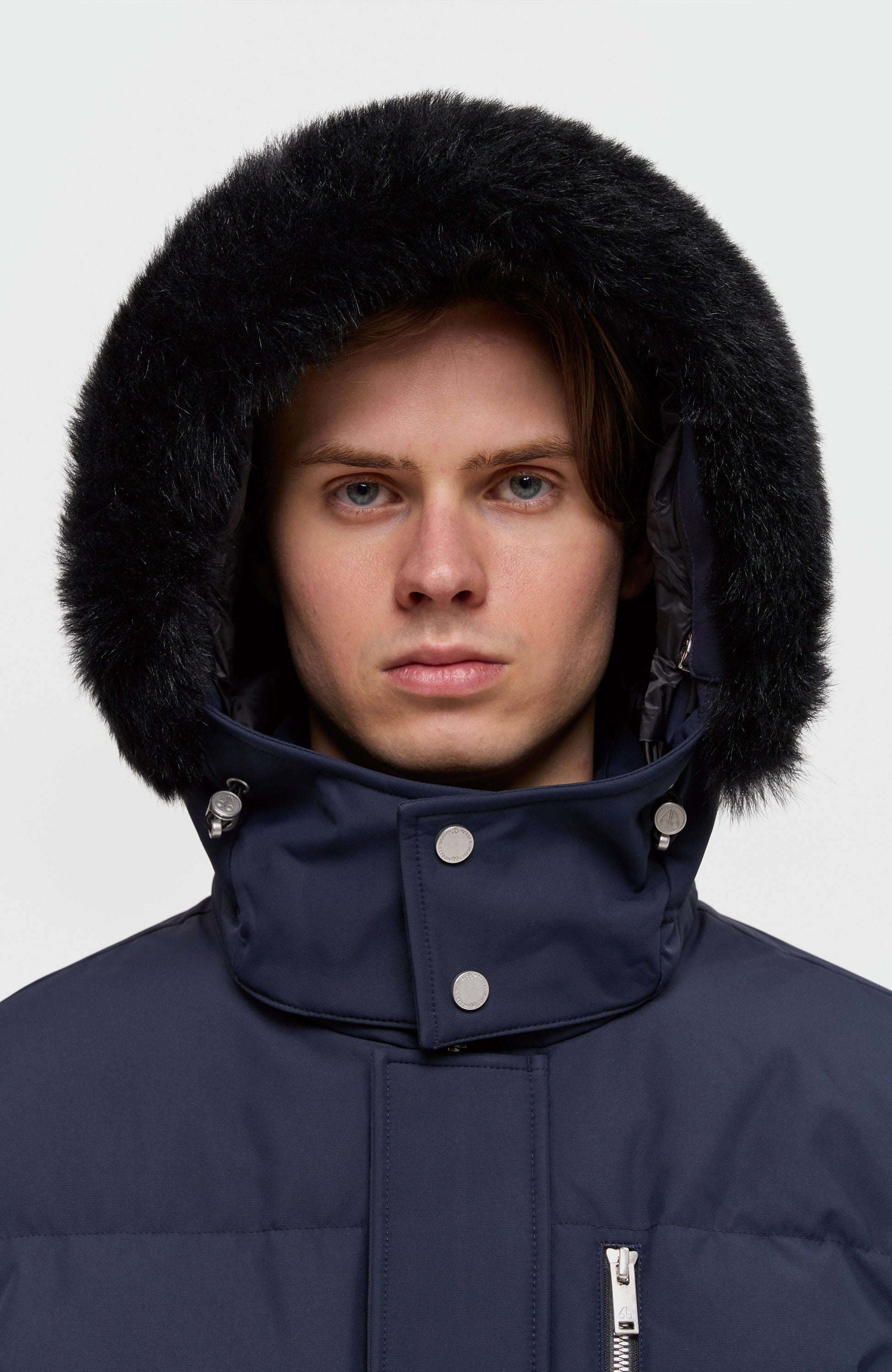 Moose knuckles Navy Puffer jacket cloud 3q image 6