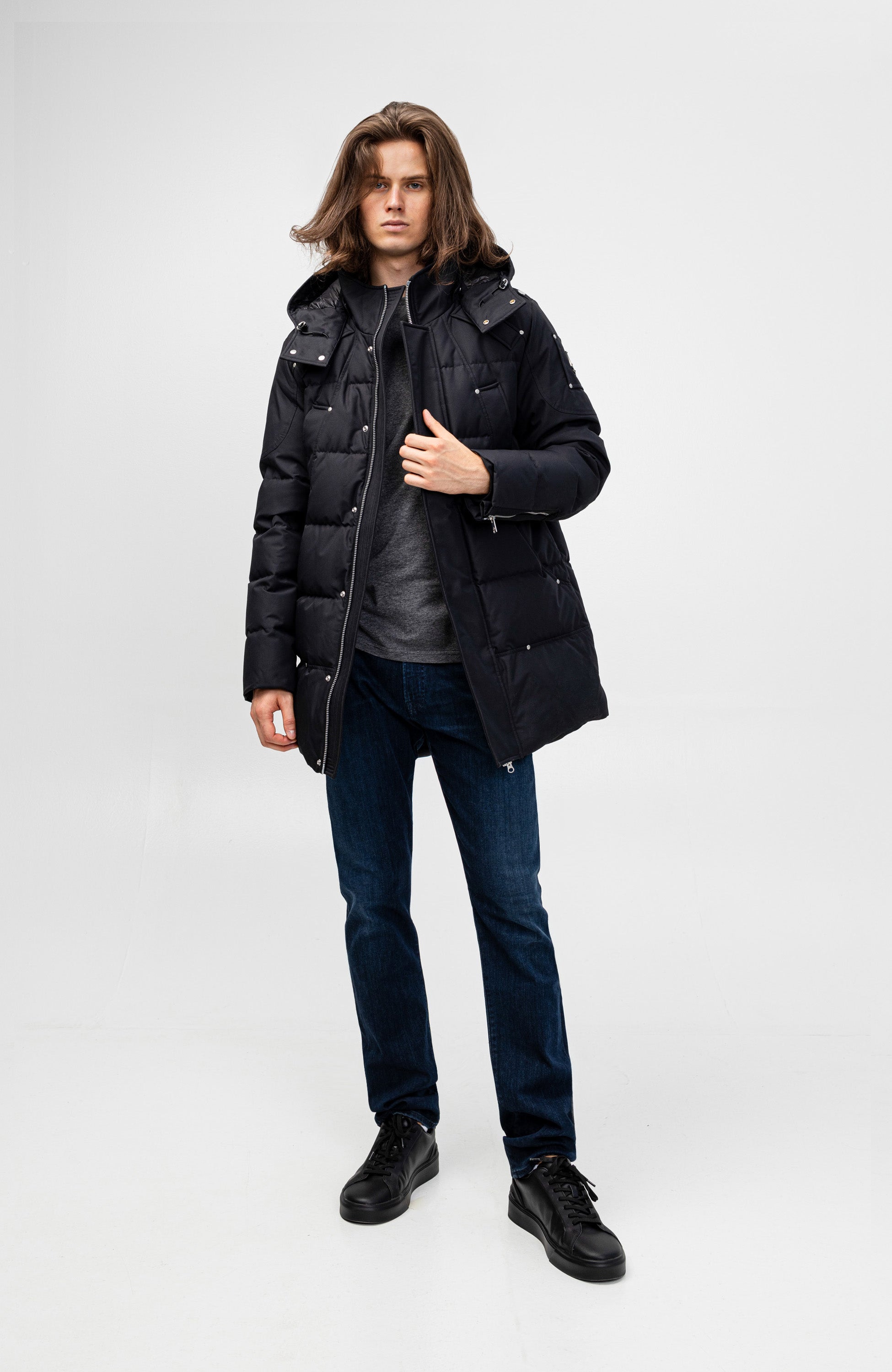 Moose knuckles Black Kapuutsiga udusuleparka cloud image 9