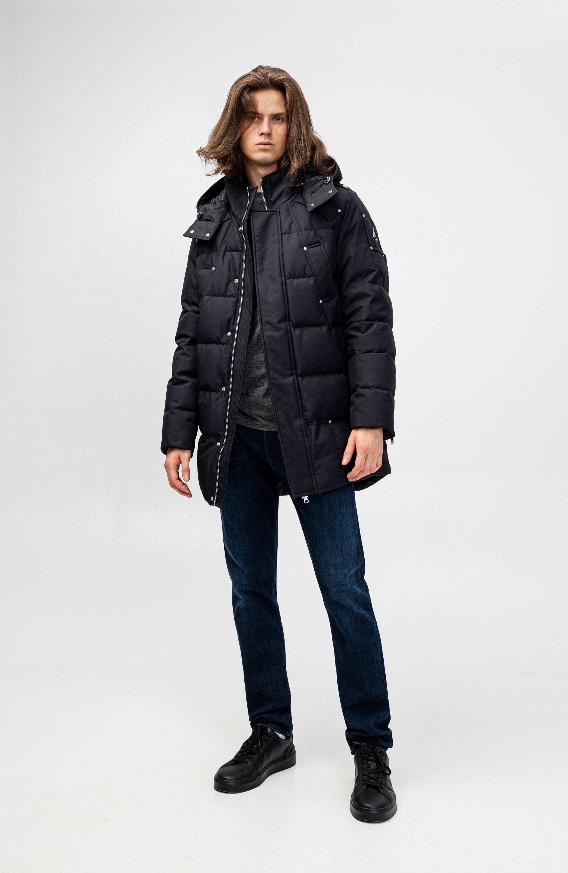 Moose knuckles Black Kapuutsiga udusuleparka cloud image 8