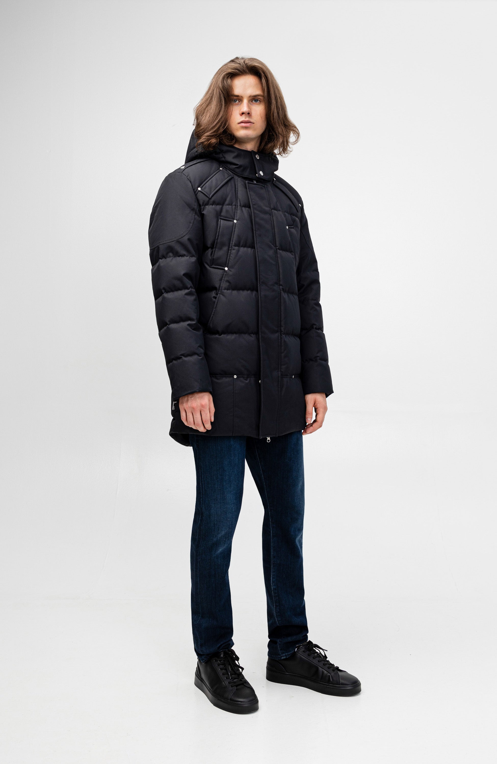 Moose knuckles Black Kapuutsiga udusuleparka cloud image 7