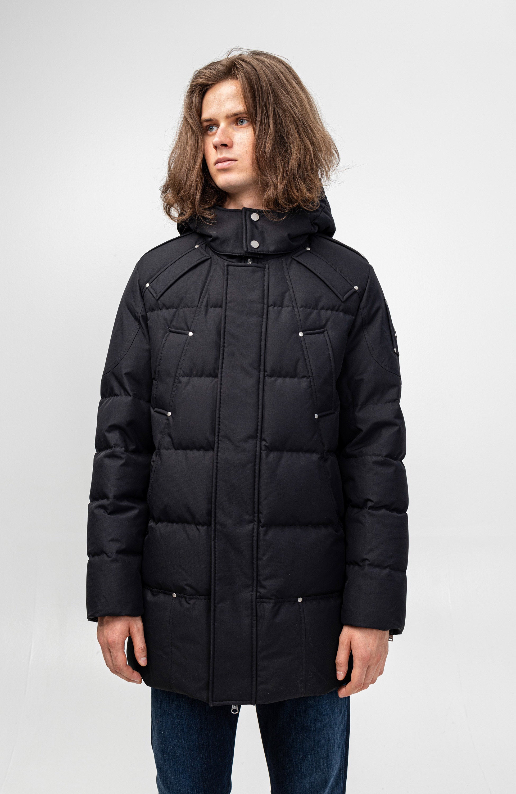 Moose knuckles Black Kapuutsiga udusuleparka cloud image 1