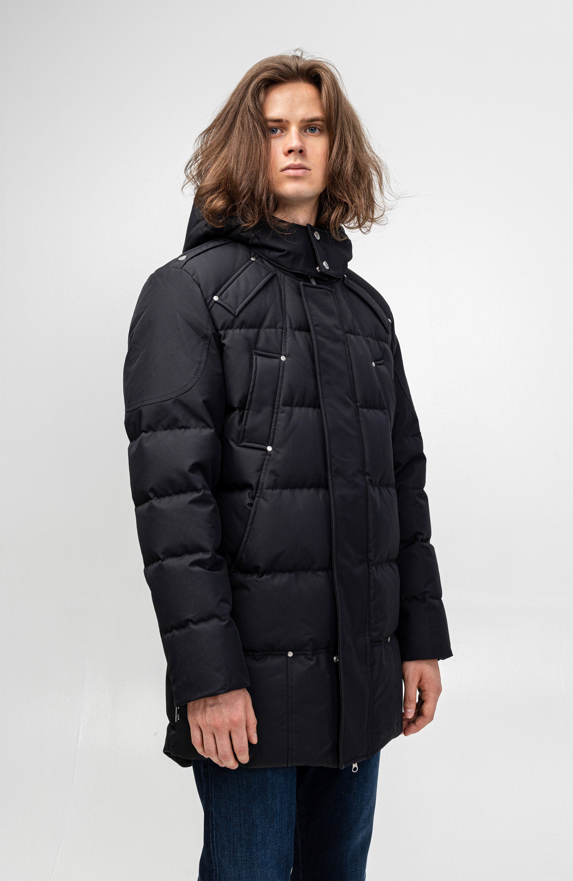 Moose knuckles Black Kapuutsiga udusuleparka cloud image 3