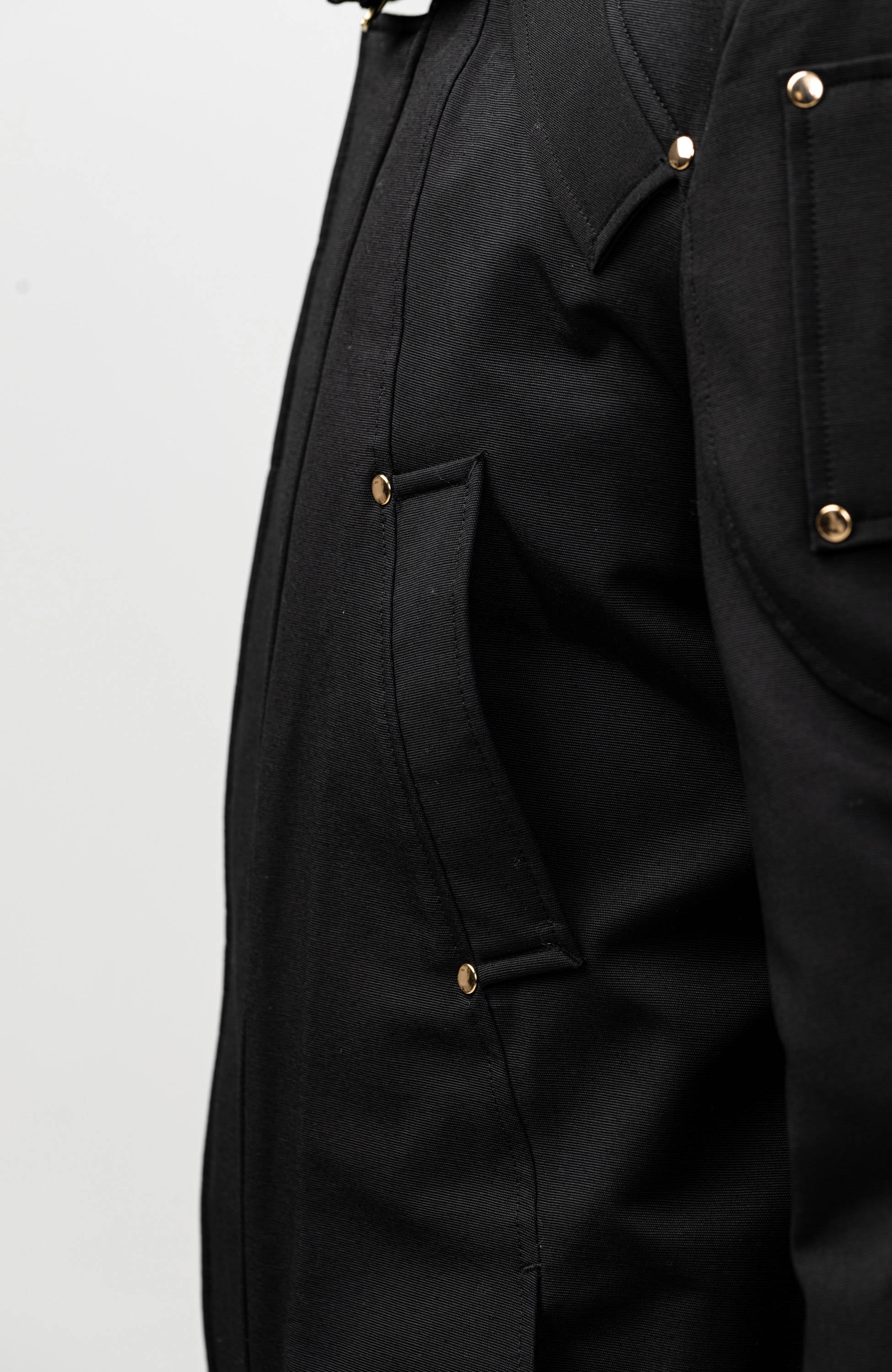 Moose knuckles Black Hooded parka coat stag lake image 15