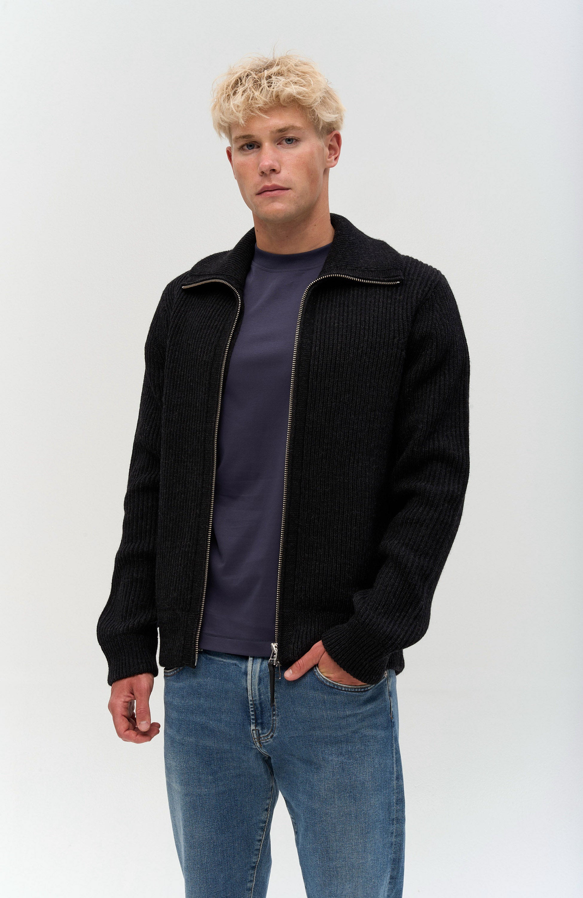 Chunky knit cardigan NIALL