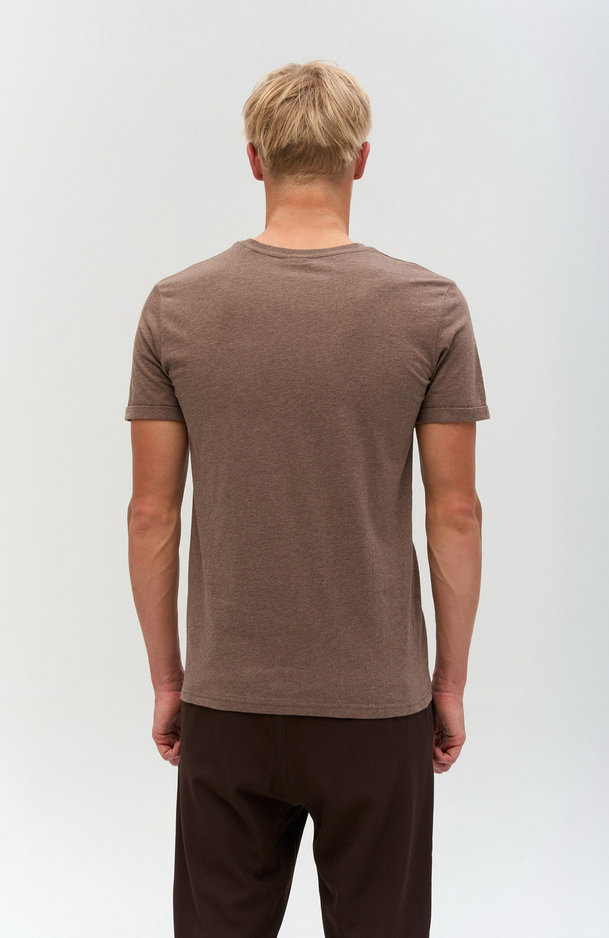 Les deux Beige Crewneck cotton t-shirt piece image 3