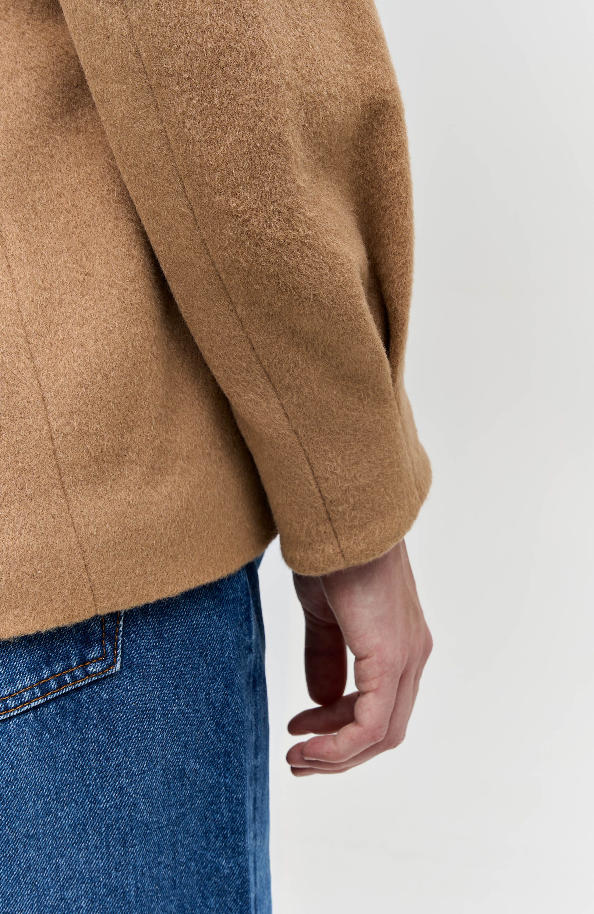 House of dagmar Brown Cinched wool jacket image 8