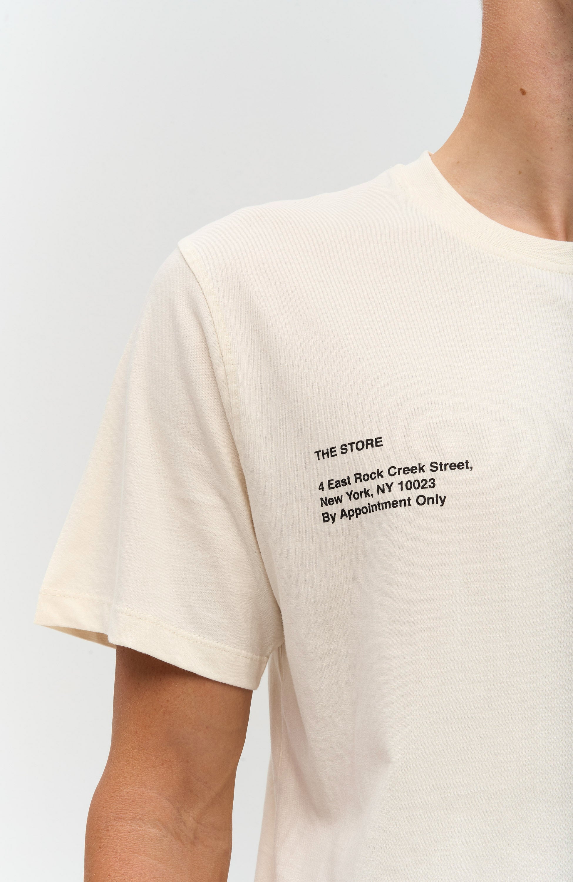 Les deux Neutral Crewneck cotton t-shirt neighborhood image 5