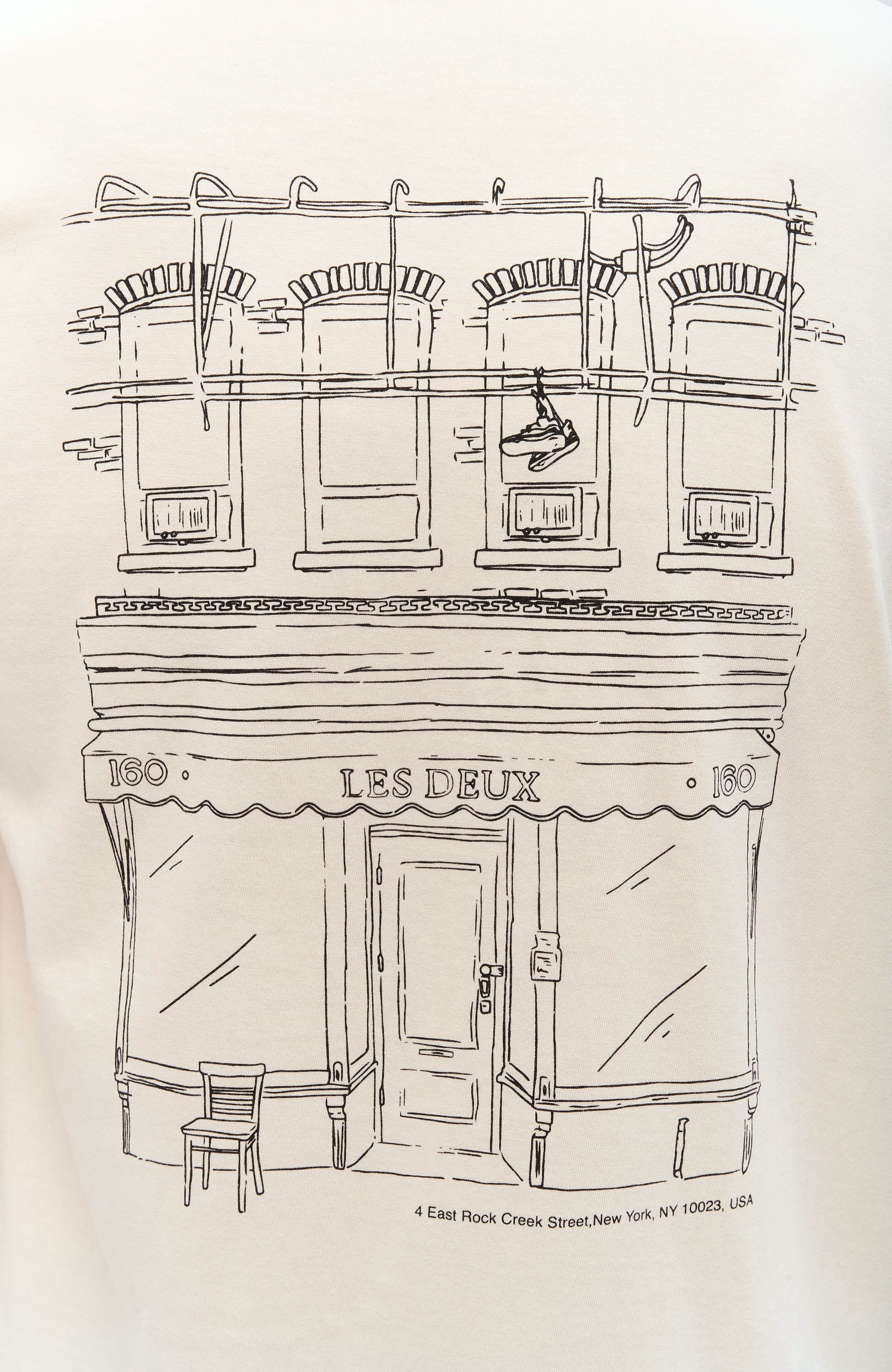 Les deux Neutral Crewneck cotton t-shirt neighborhood image 6