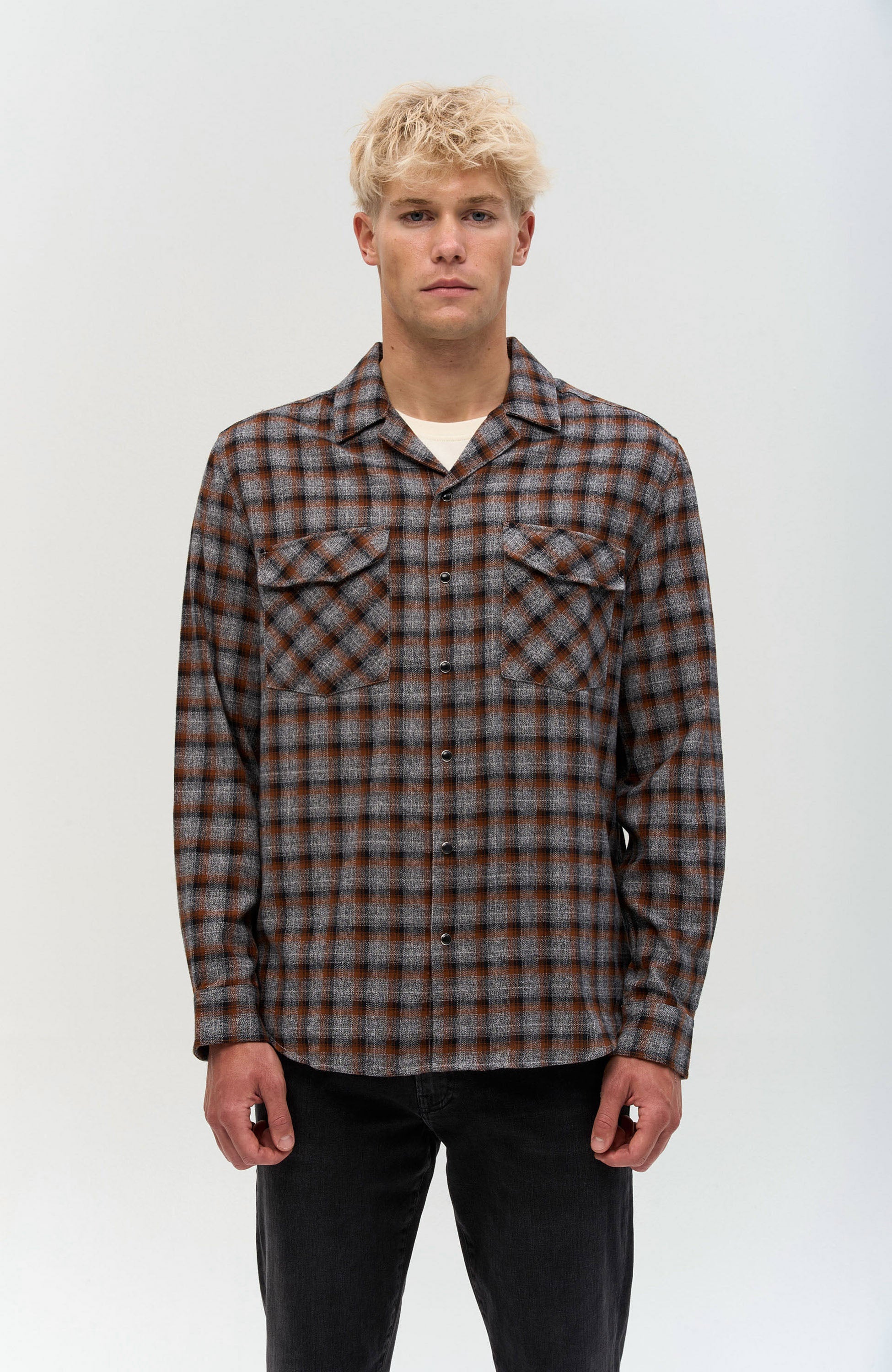 Check-pattern shirt ELJA