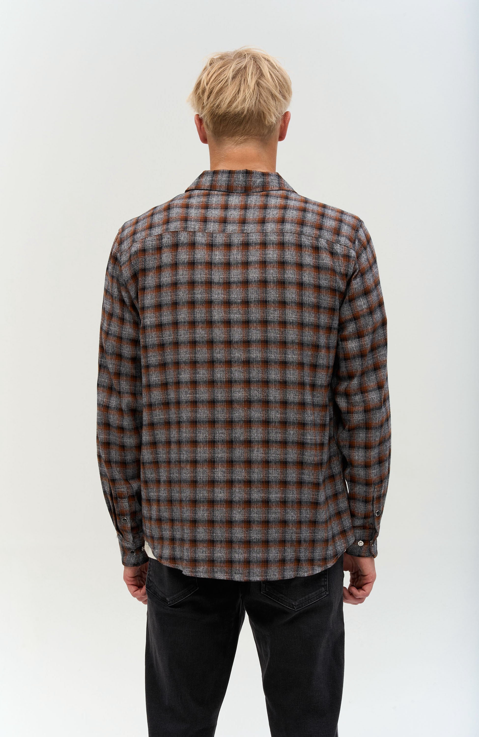 Holzweiler Grey Check-pattern shirt elja image 3