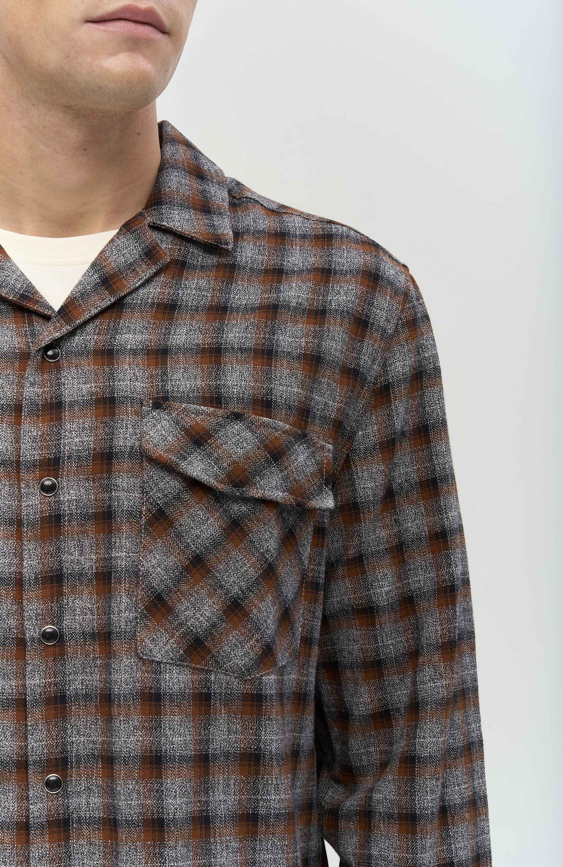 Holzweiler Grey Check-pattern shirt elja image 4