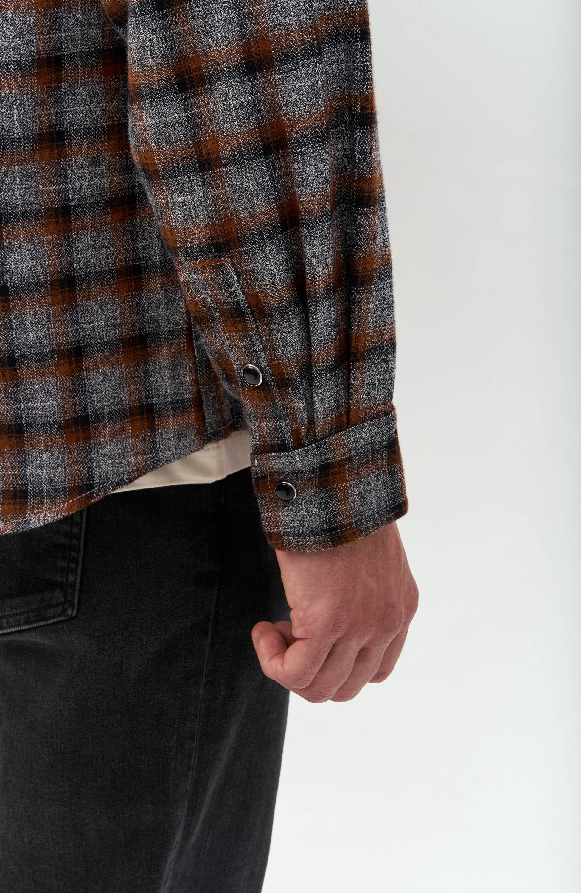 Holzweiler Grey Check-pattern shirt elja image 5
