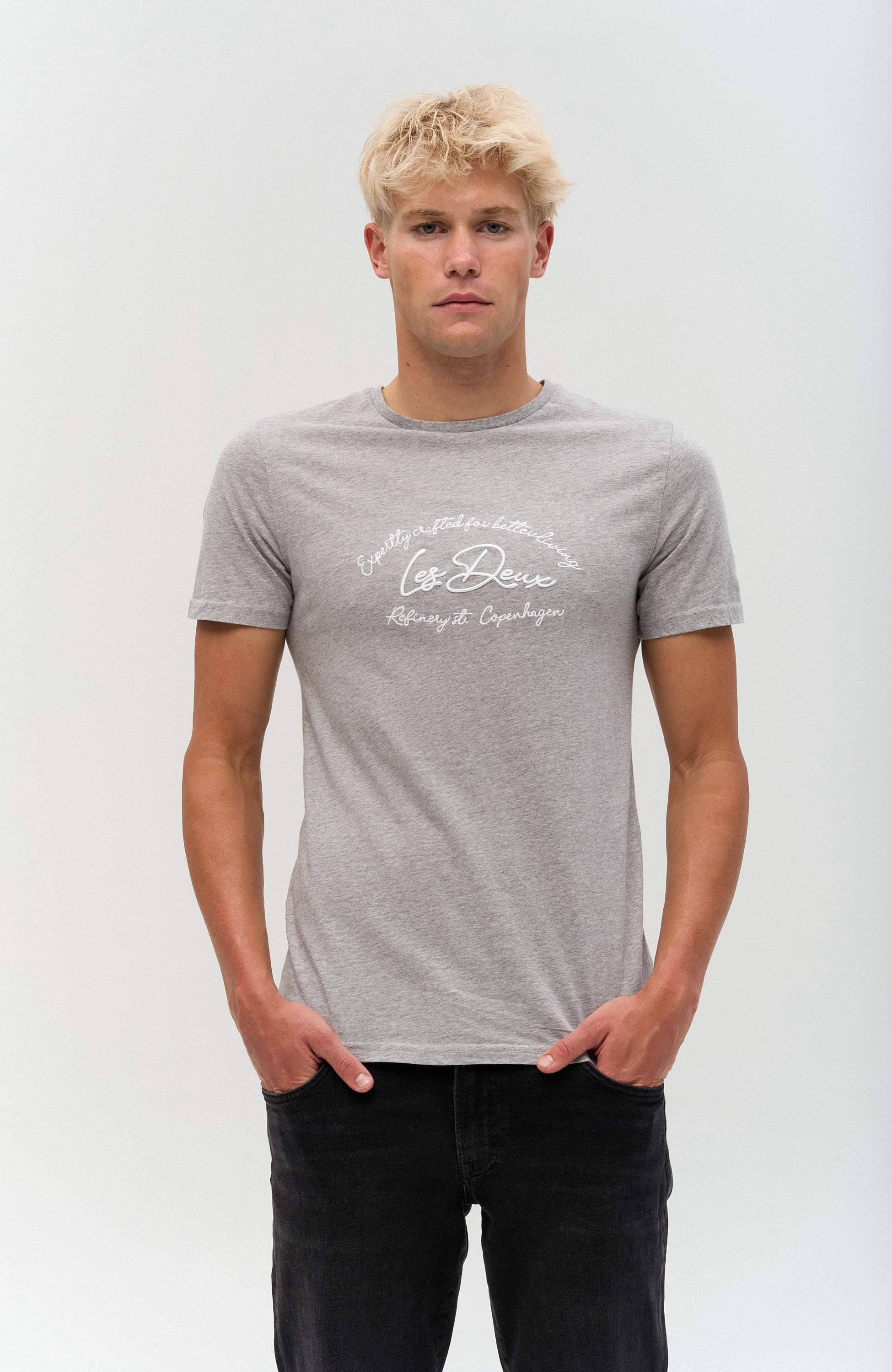 Embroidered cotton t-shirt CAMDEN