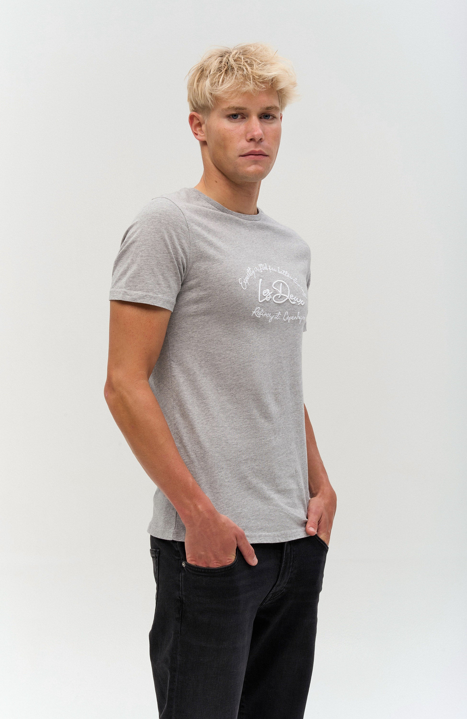 Embroidered cotton t-shirt CAMDEN