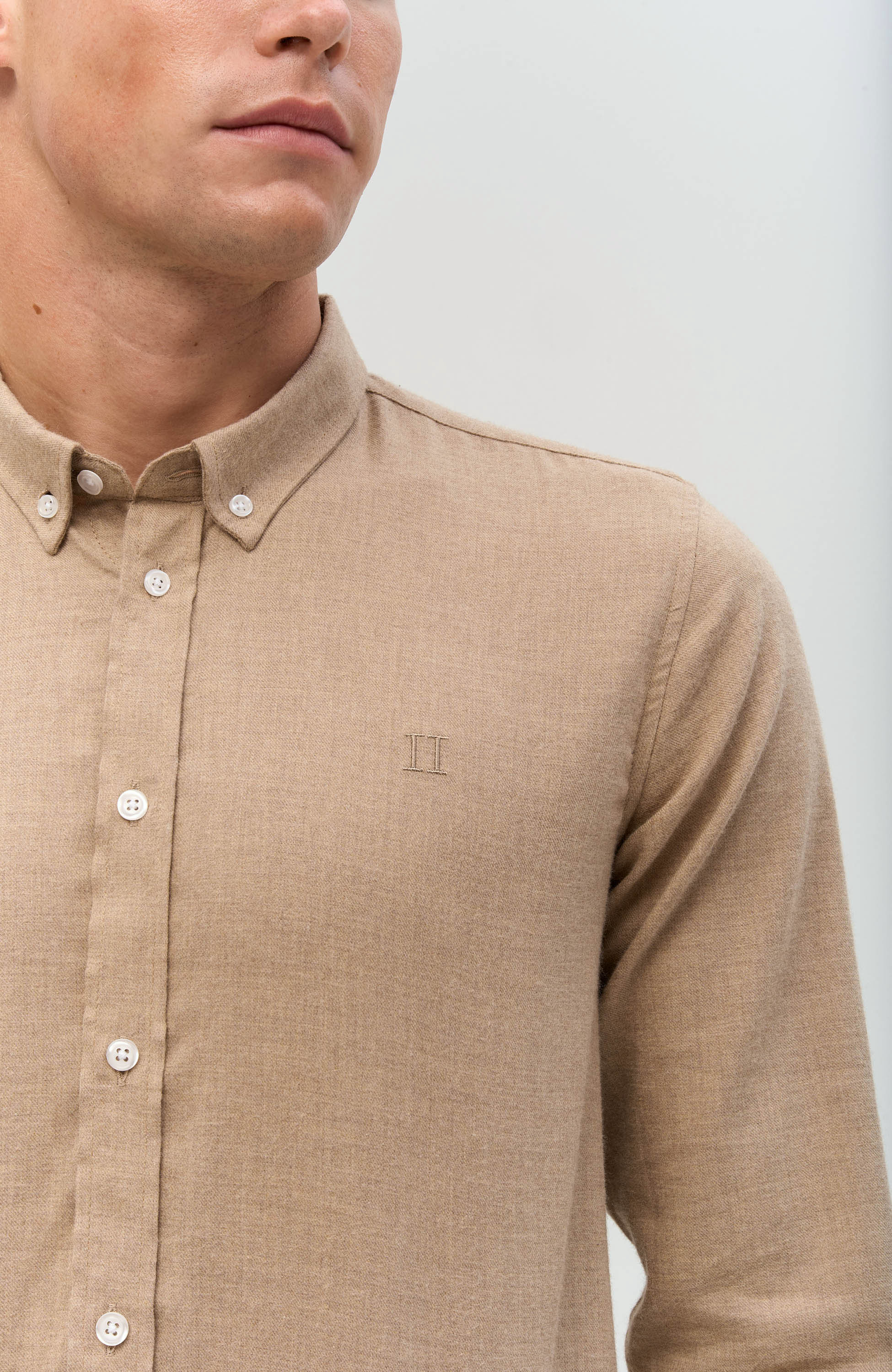 Les deux Neutral Cotton shirt desert image 4