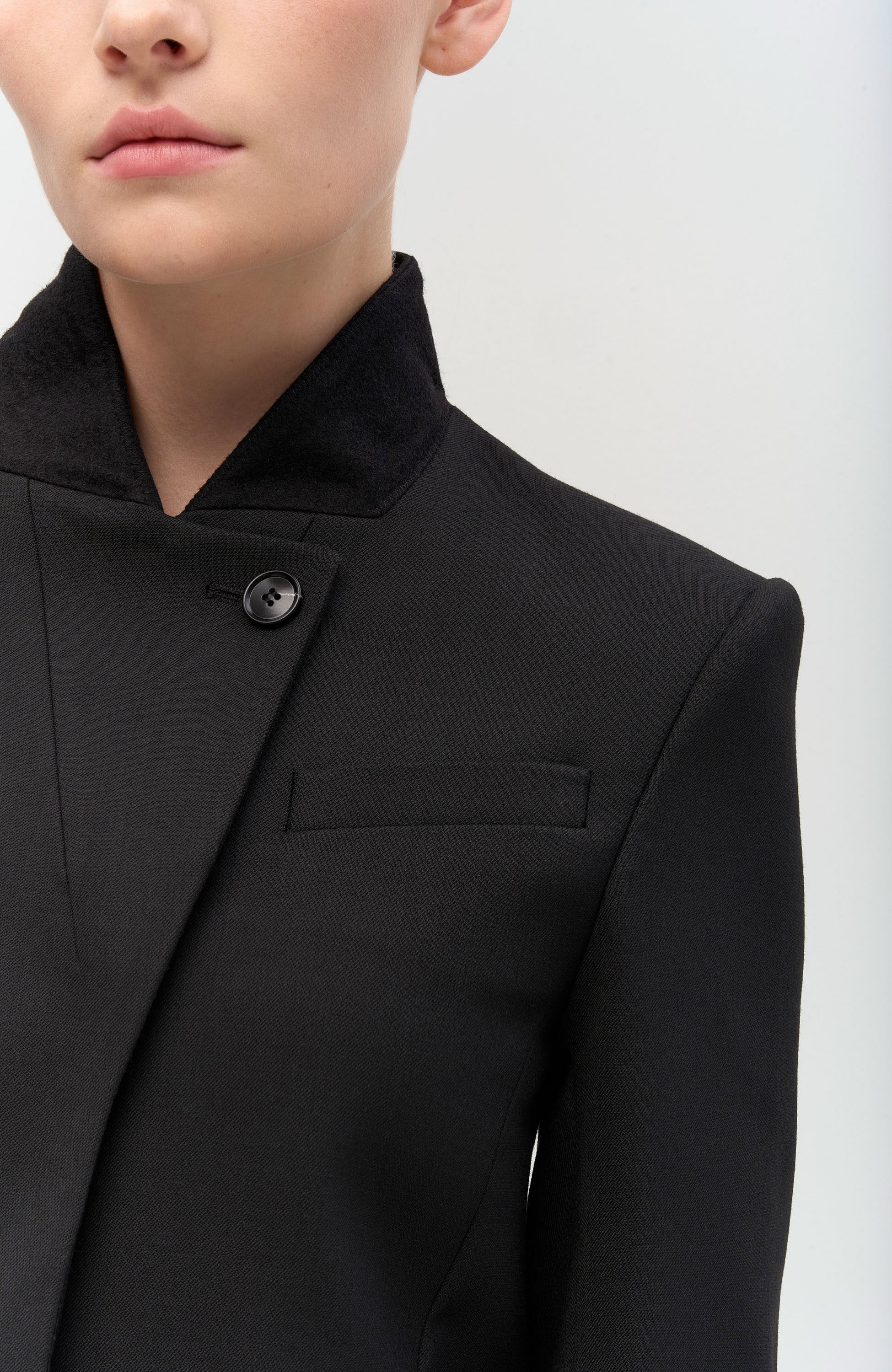 Tiger of sweden Black Cropped blazer sine image 6