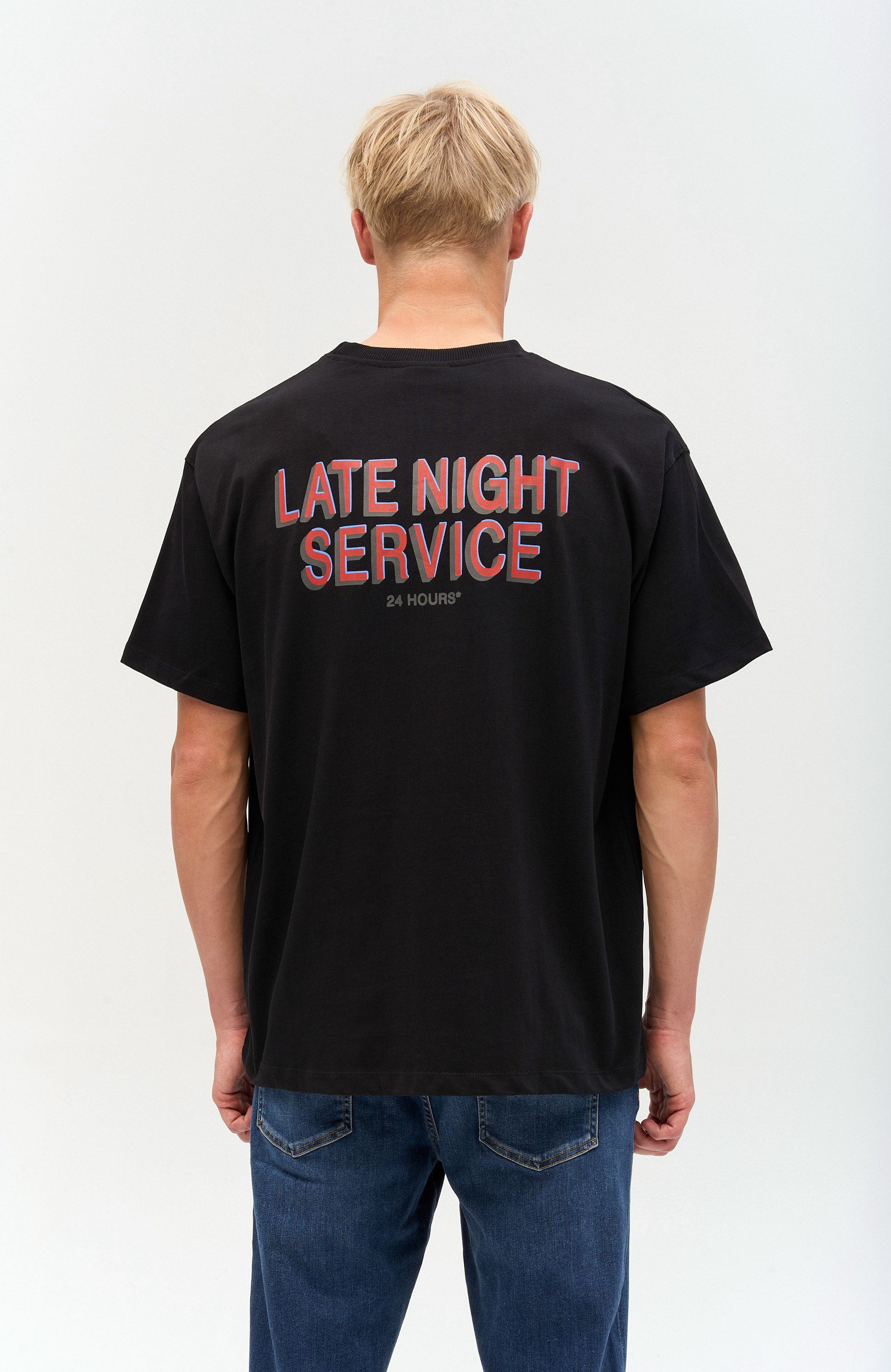 Cotton t-shirt LATE NIGHT SERVICE