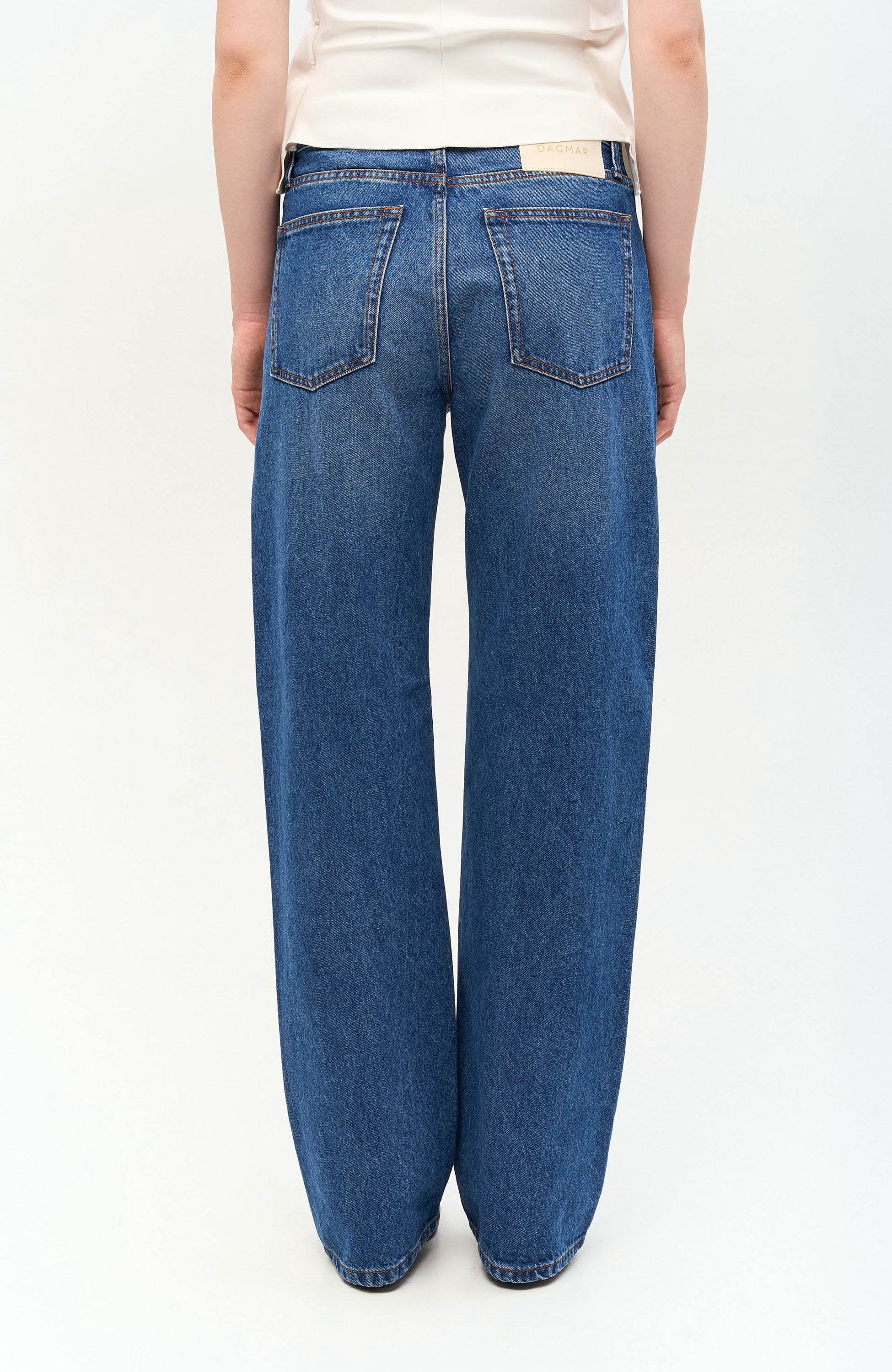 House of dagmar Blue Loose-fit straight jeans image 5