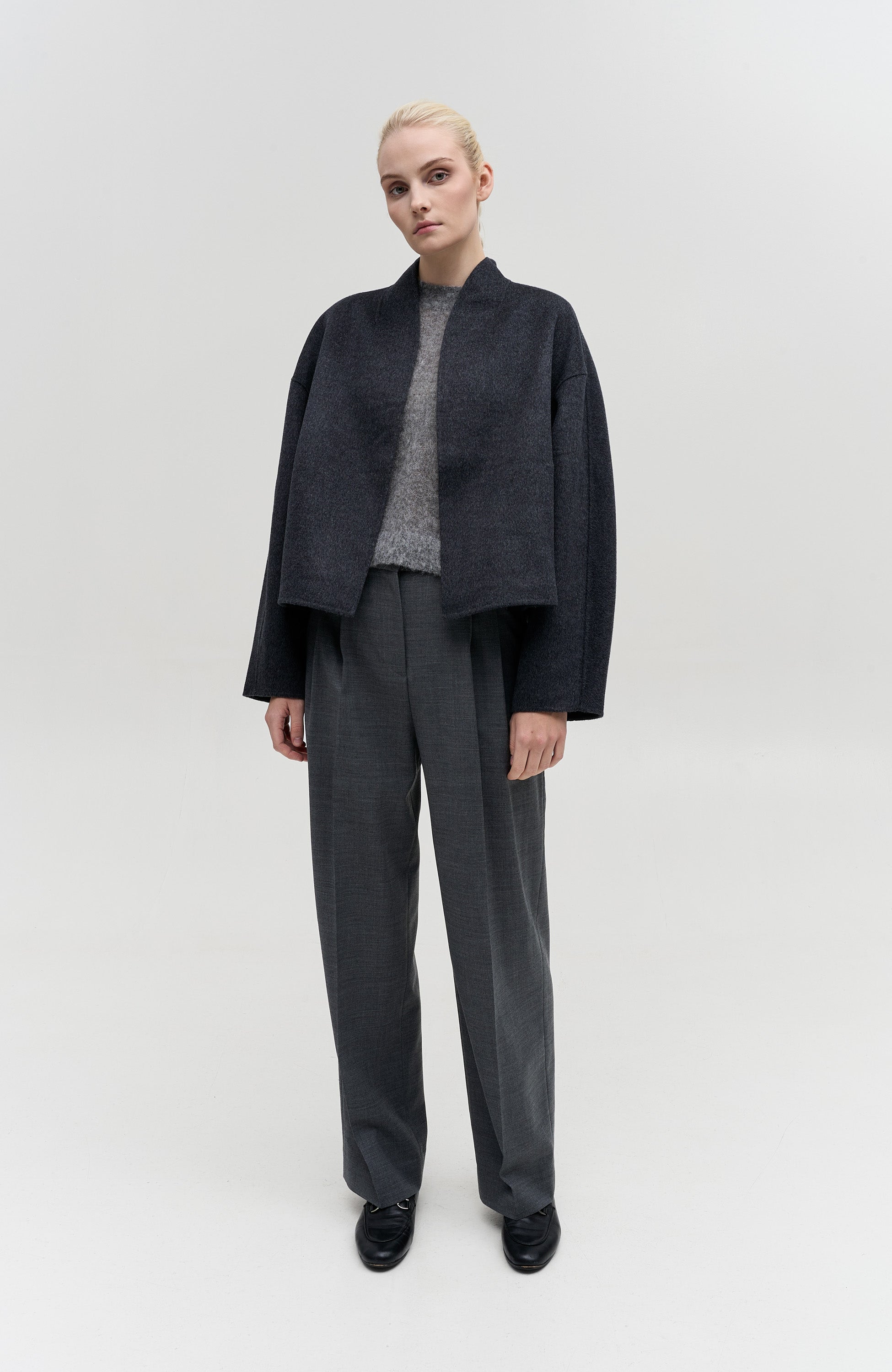 House of dagmar Grey Short double jacket image 8