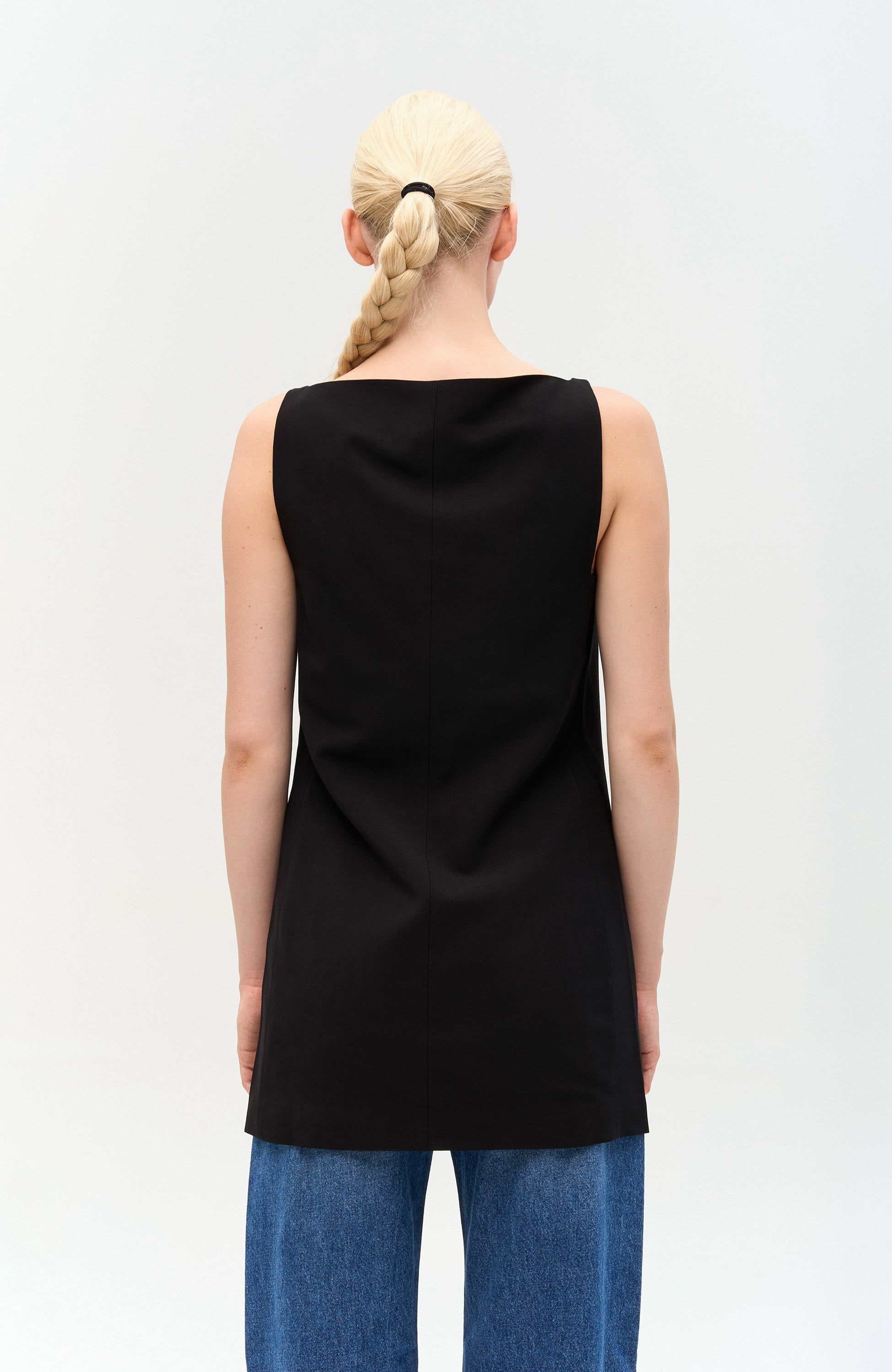 House of dagmar Black Tailored squared top image 4