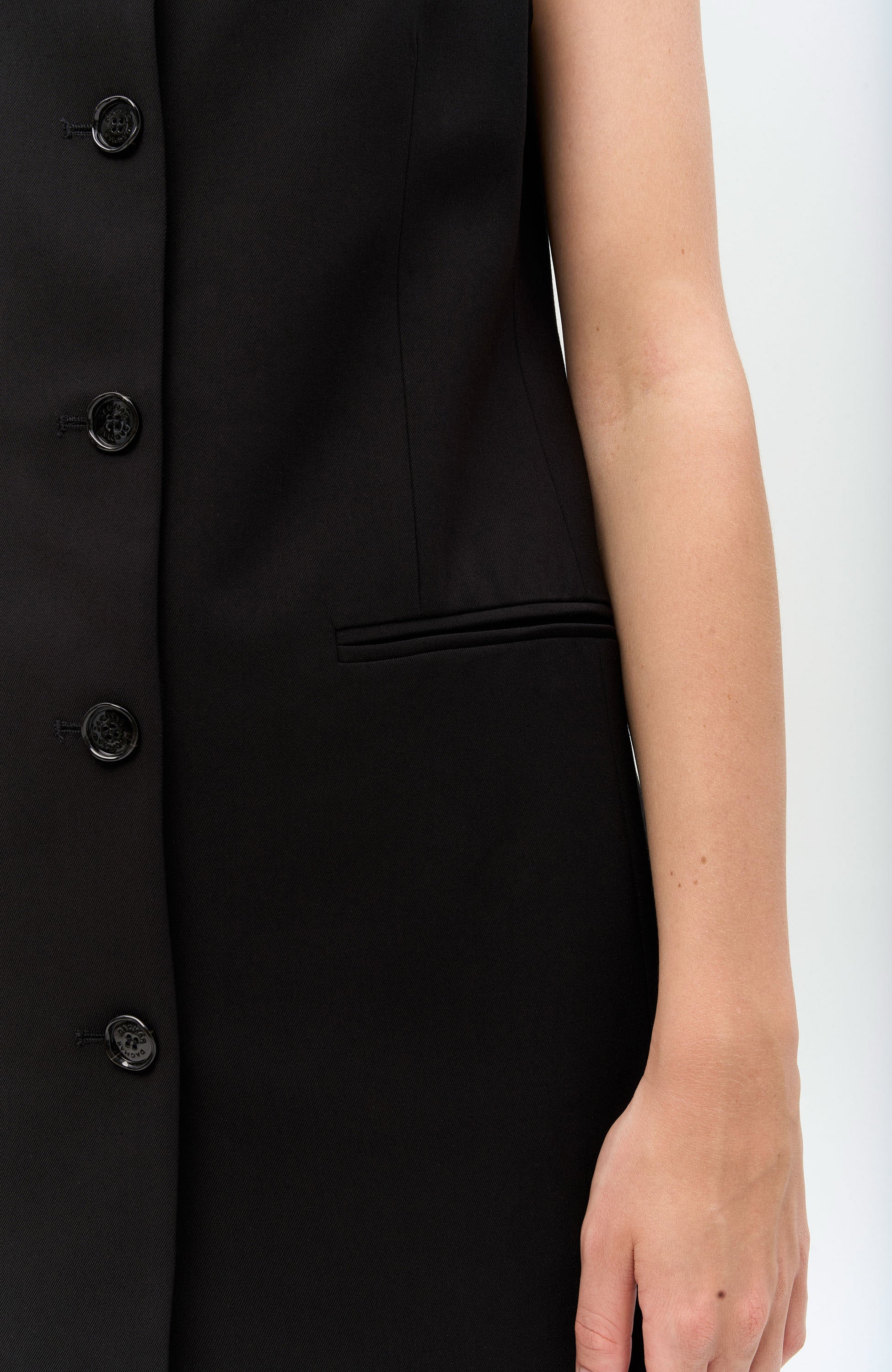 House of dagmar Black Tailored squared top image 6