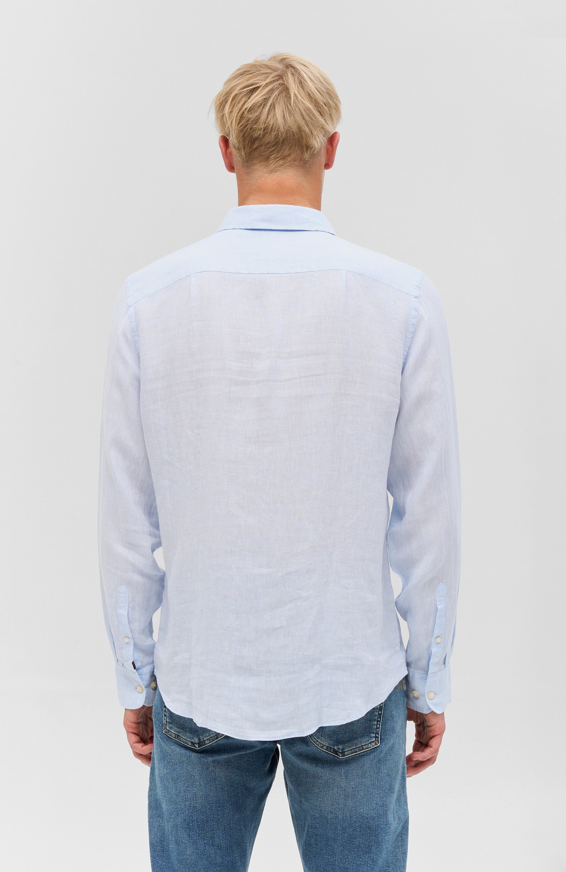 Tiger of sweden Blue Linen regular shirt spenser image 3