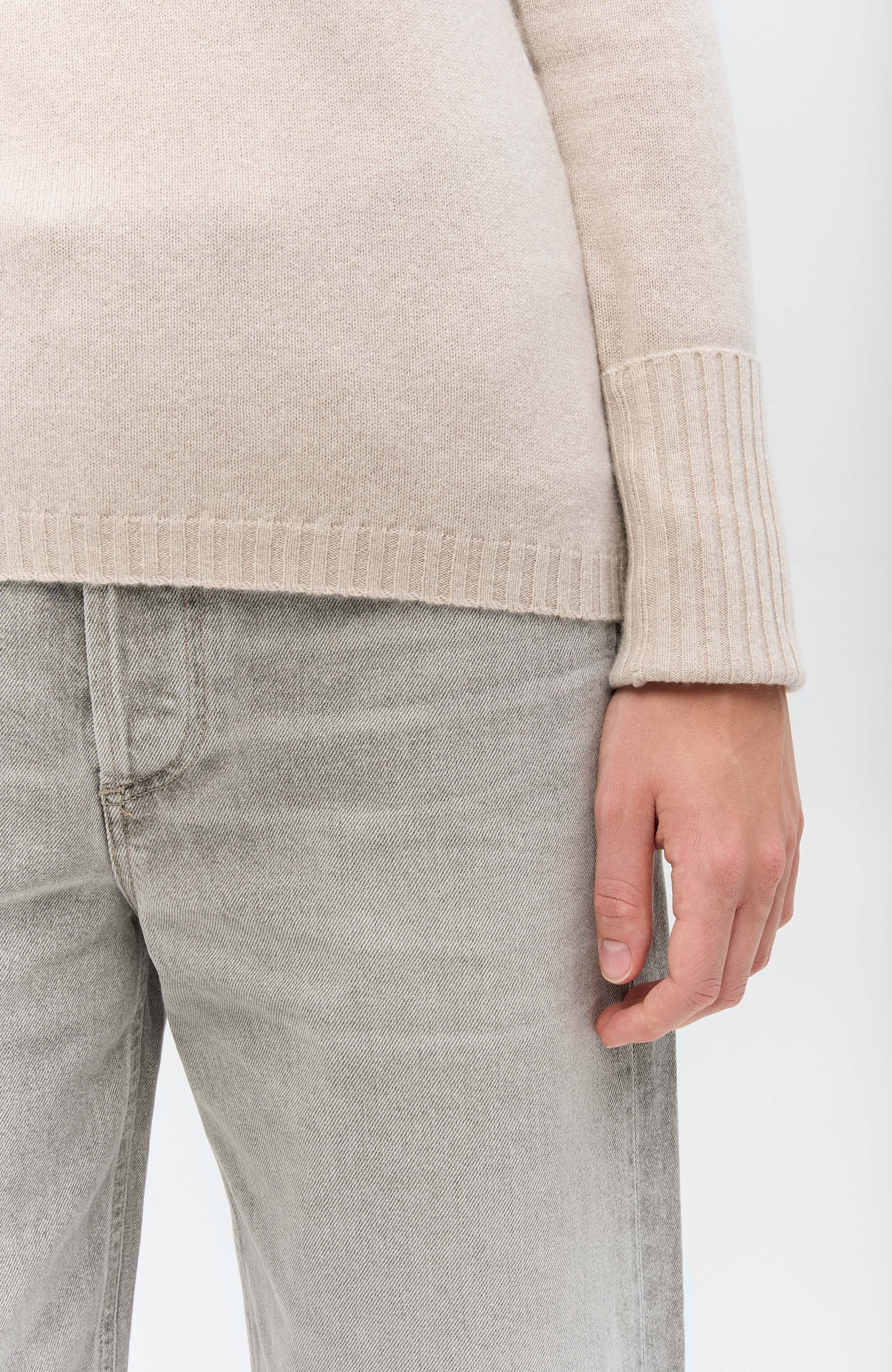 Ftc cashmere Neutral Kõrge kaelusega kašmiirist džemper image 6