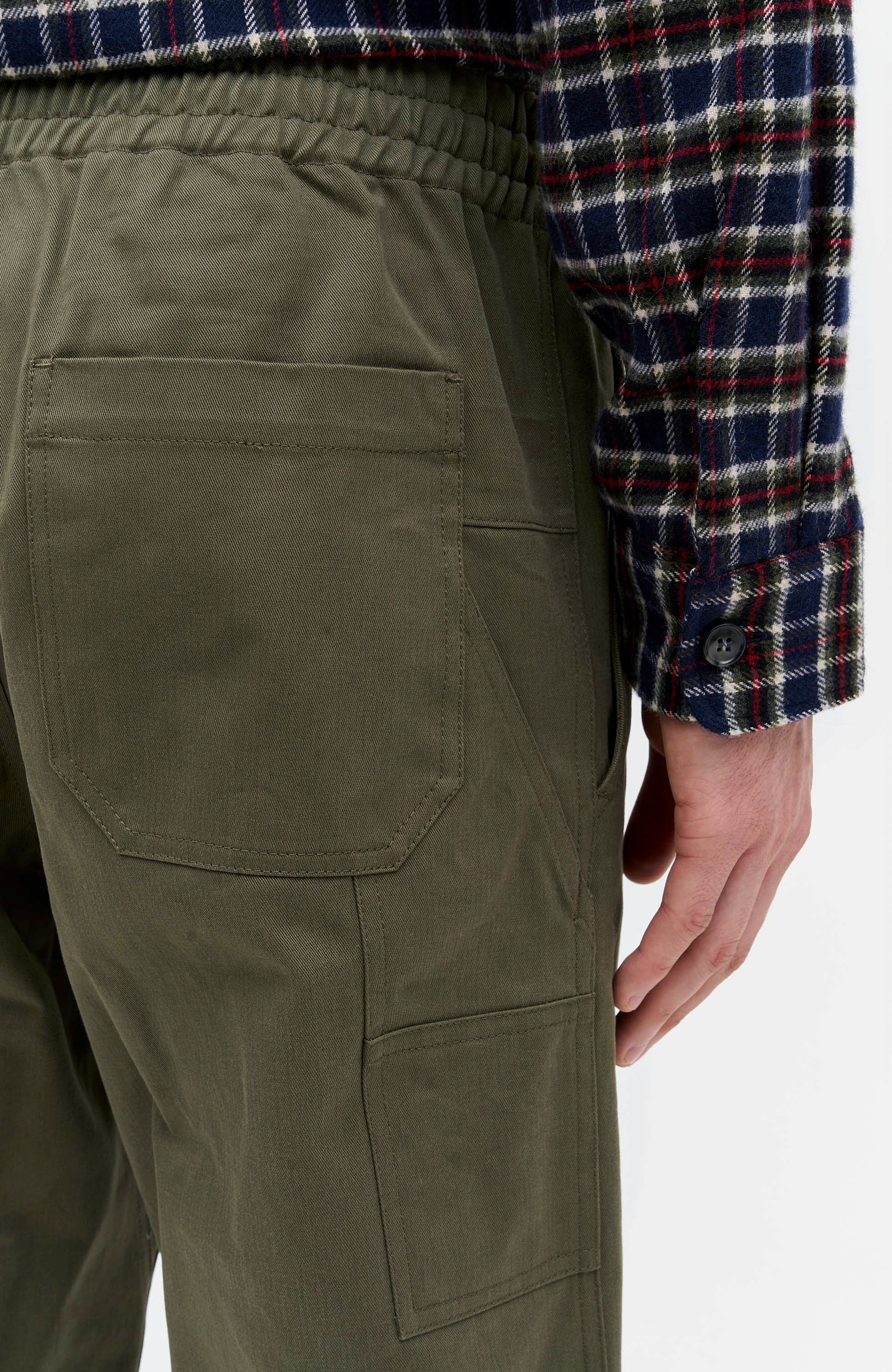 A.p.c. Green Loose-fit cargo trousers chuck image 8