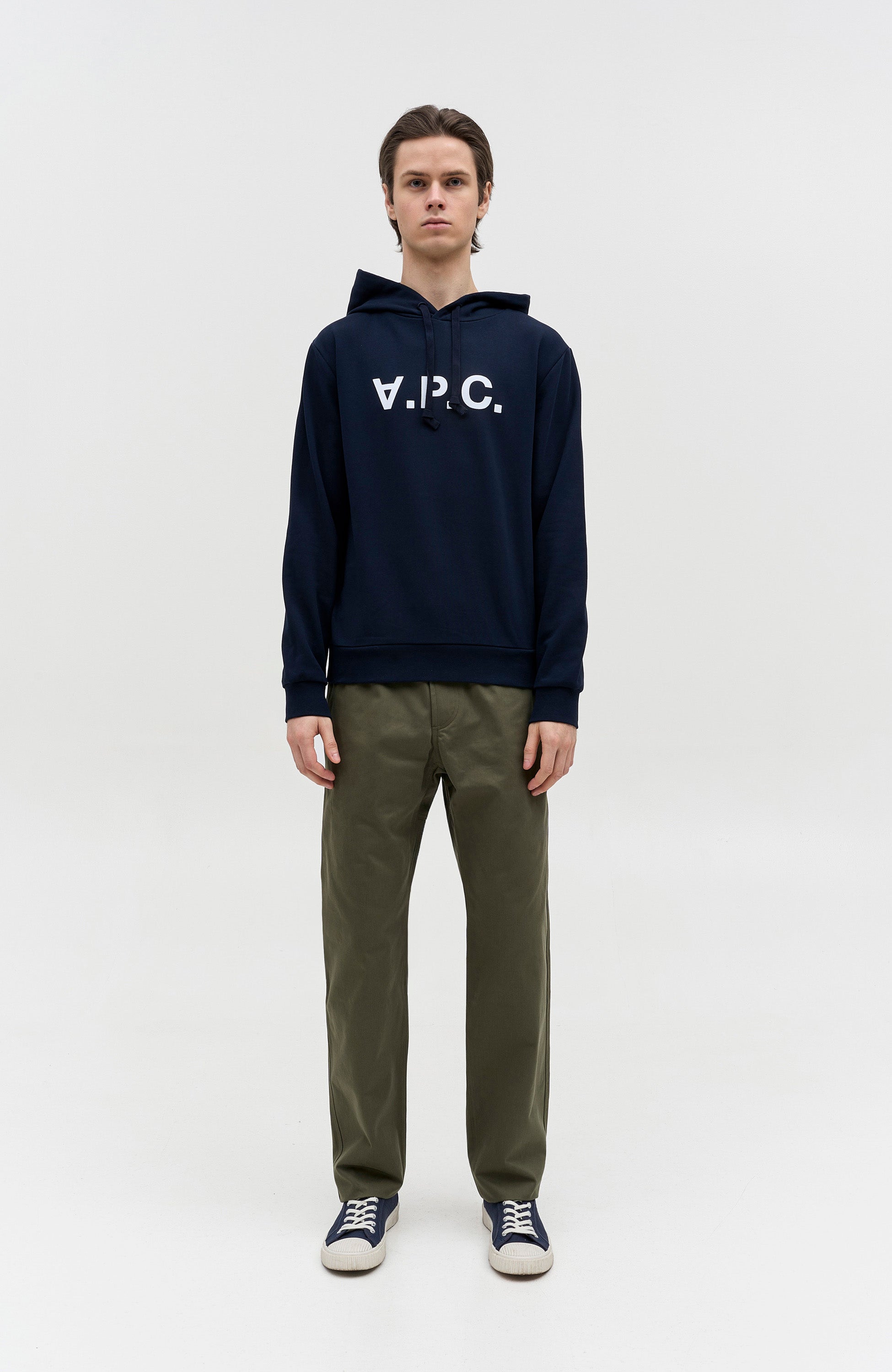 A.p.c. Navy Cotton hoodie standard a.p.c. image 7